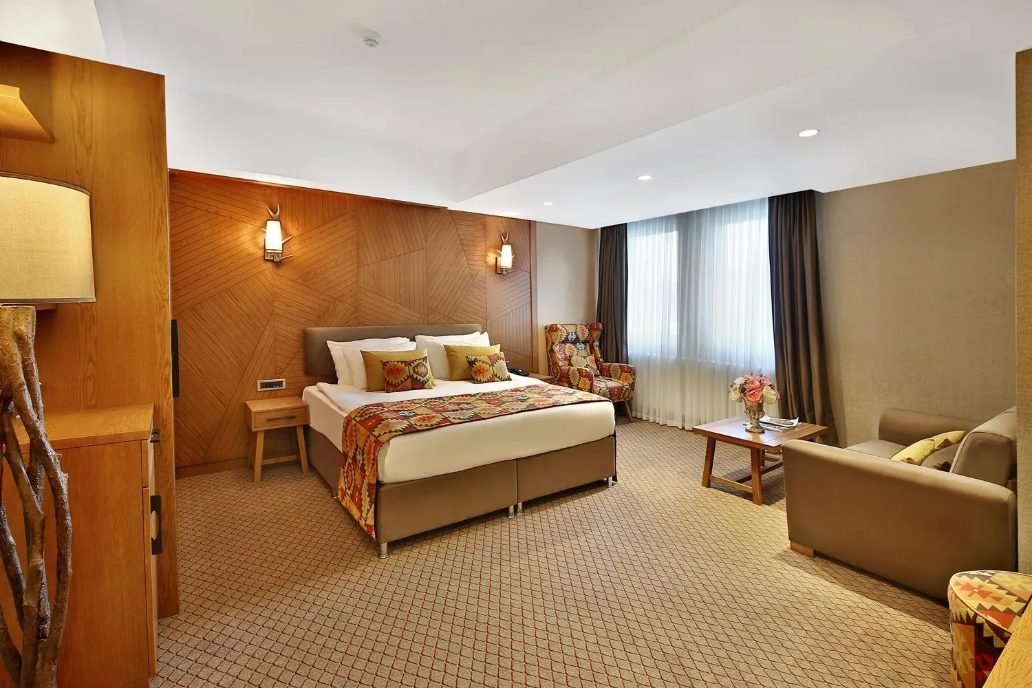 Bed in Bof Hotels Uludağ Ski&Luxury Resort All Inclusive