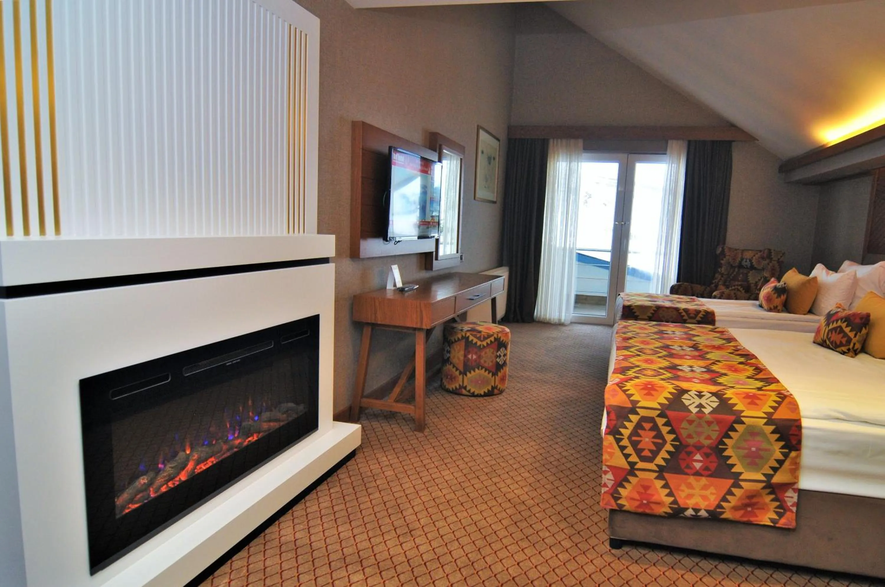 Bed in Bof Hotels Uludağ Ski&Luxury Resort All Inclusive