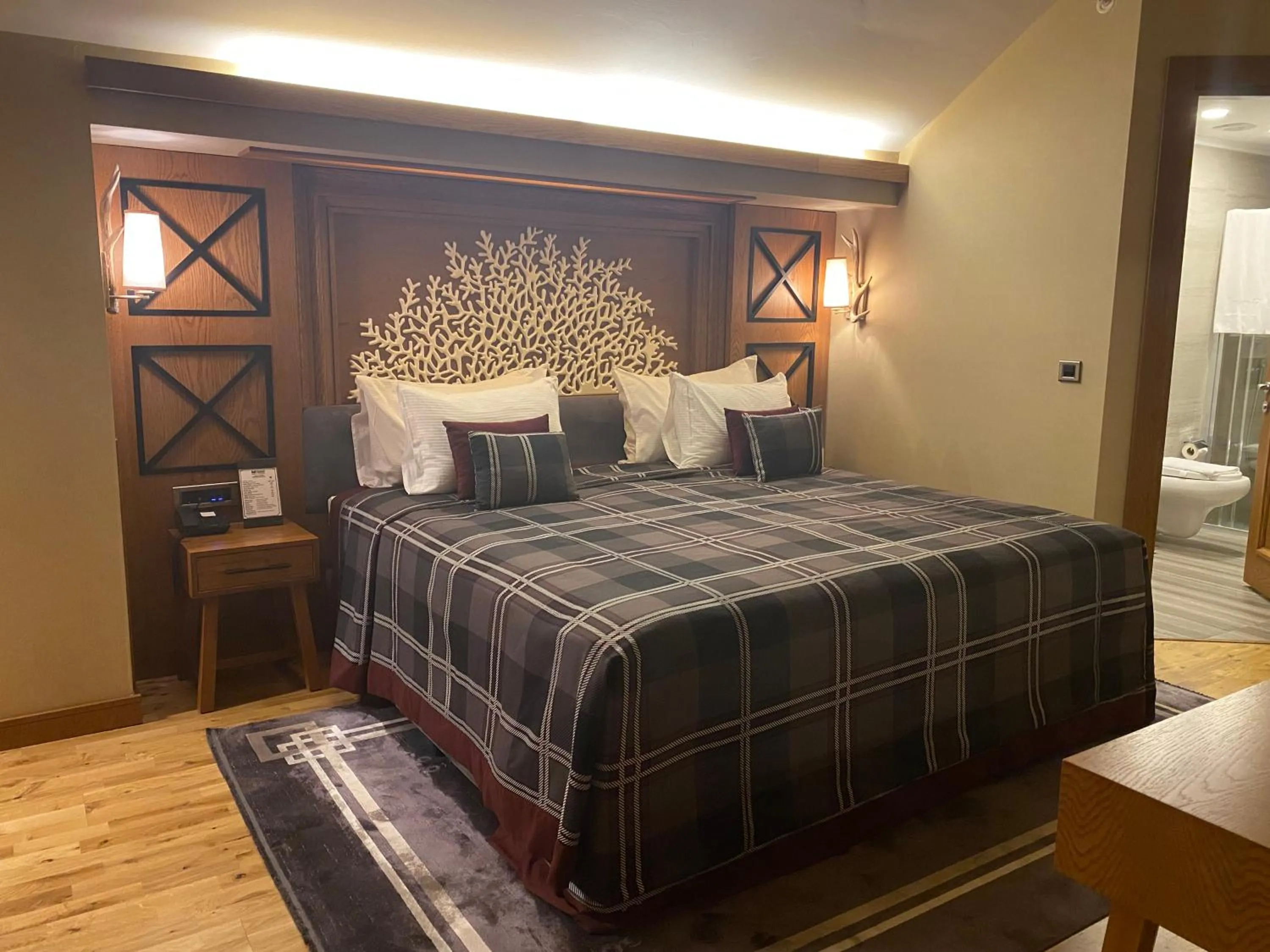 Bed in Bof Hotels Uludağ Ski&Luxury Resort All Inclusive