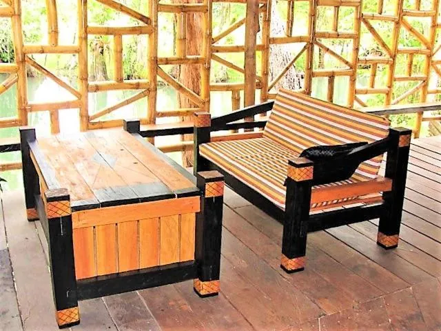 Patio in Tortugal Boutique River Lodge