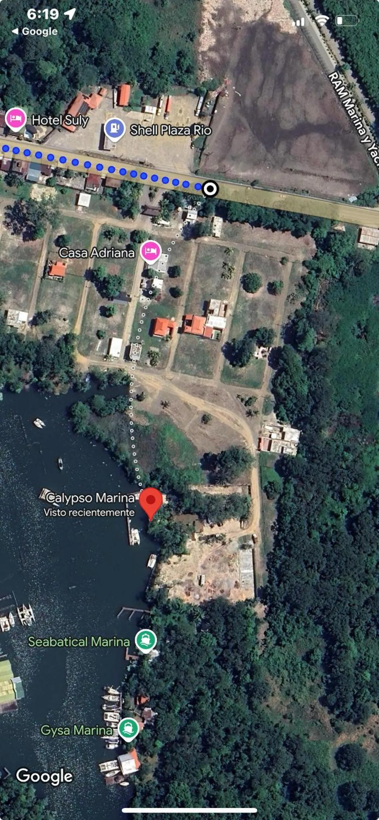 Nearby landmark in Tortugal Boutique River Lodge