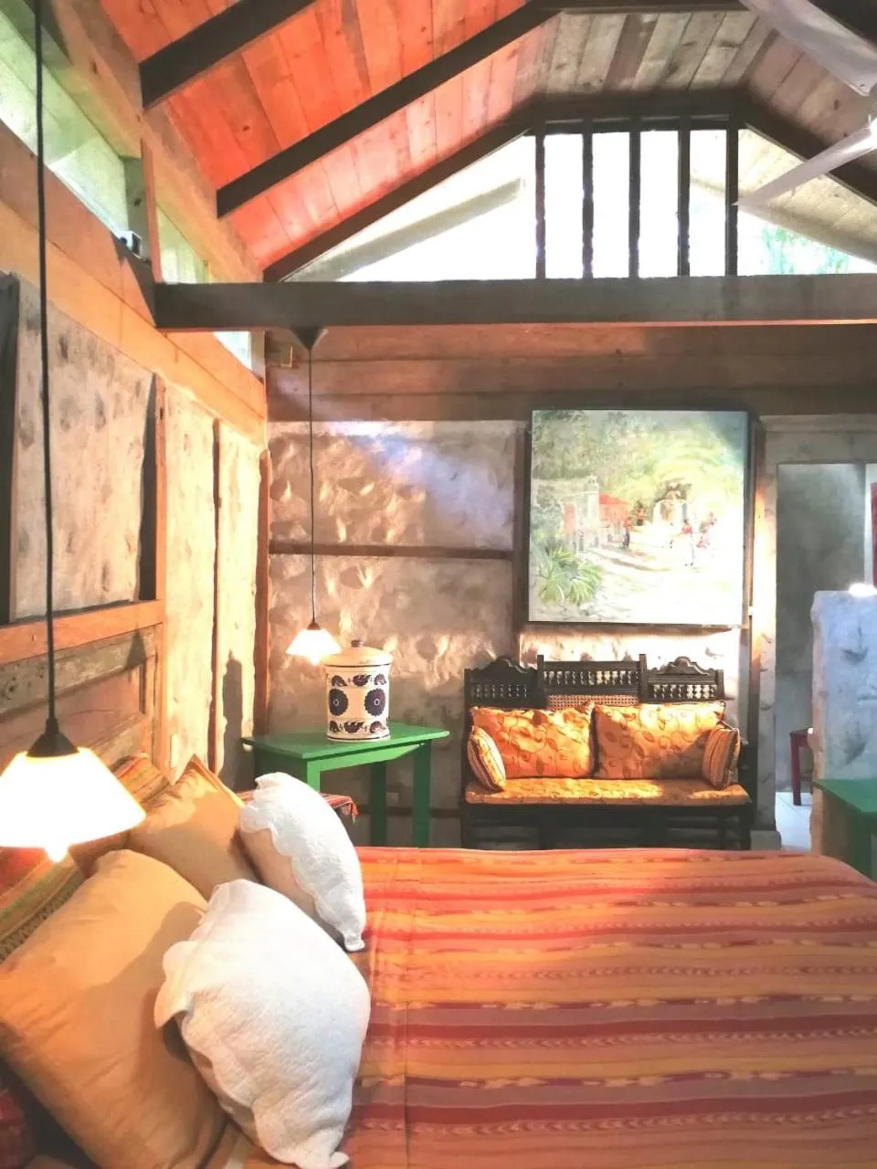 Bed in Tortugal Boutique River Lodge