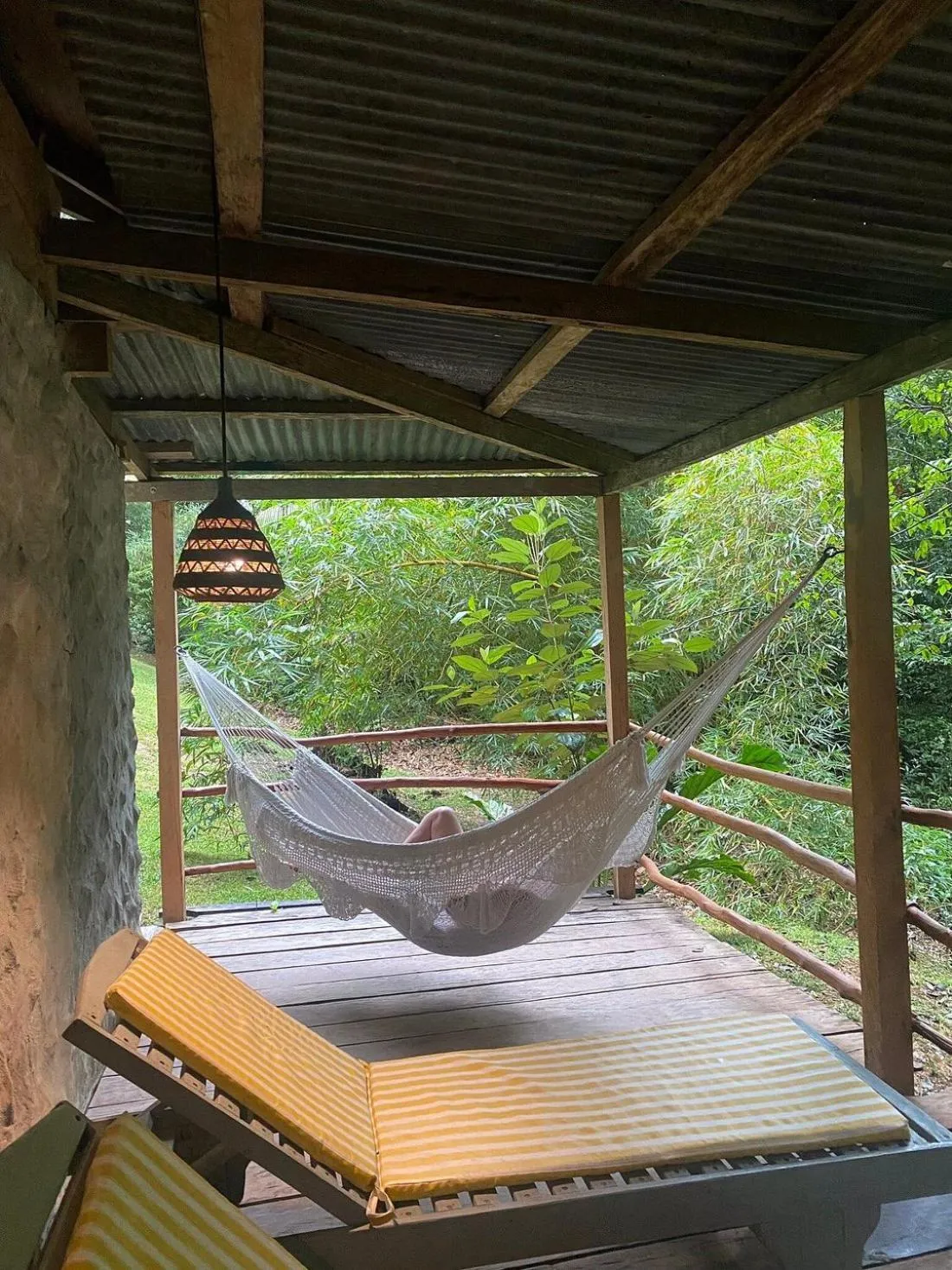 Patio in Tortugal Boutique River Lodge