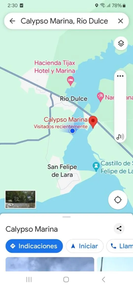 Parking in Tortugal Boutique River Lodge