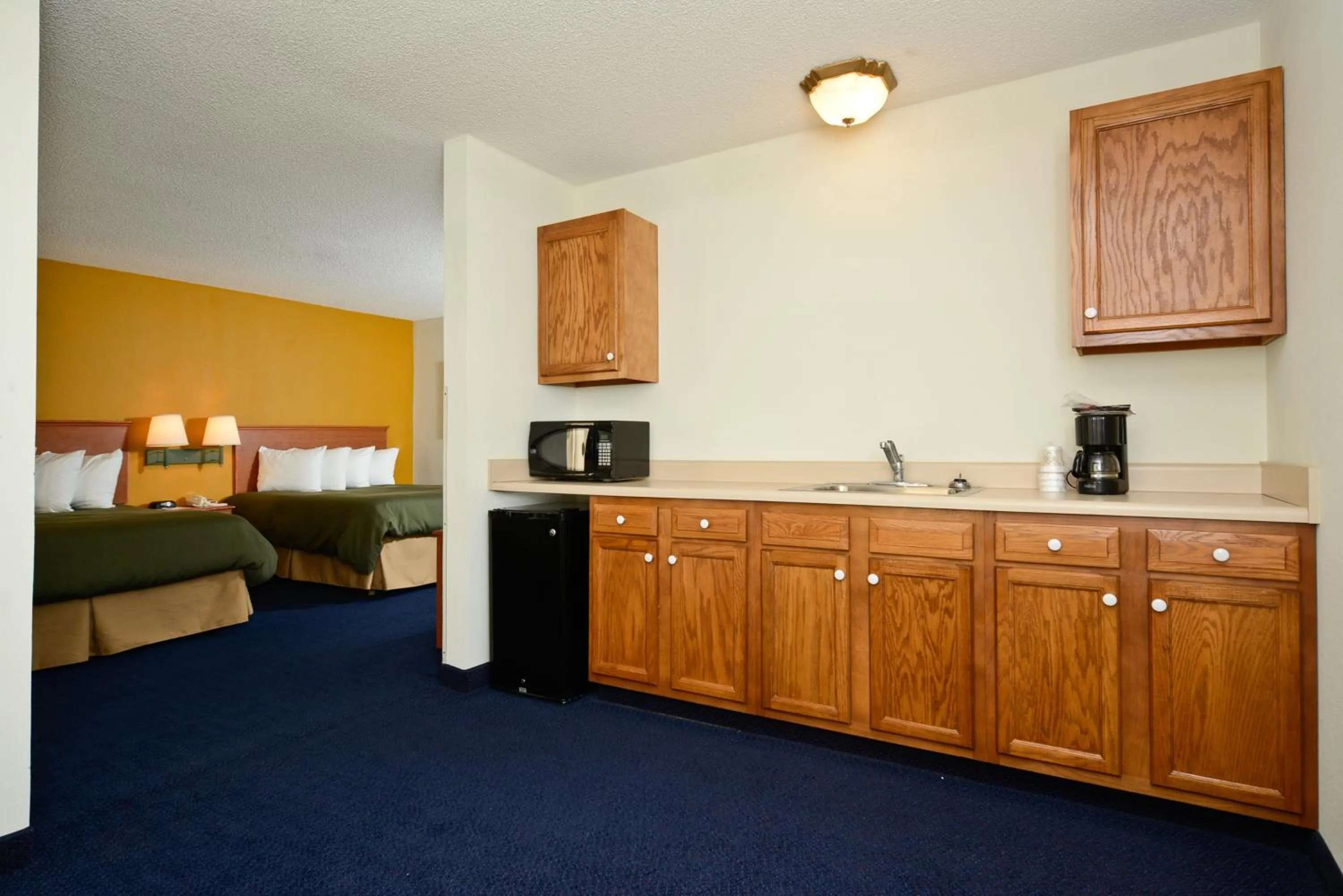 Kitchen or kitchenette, Bed in Baymont by Wyndham Albany