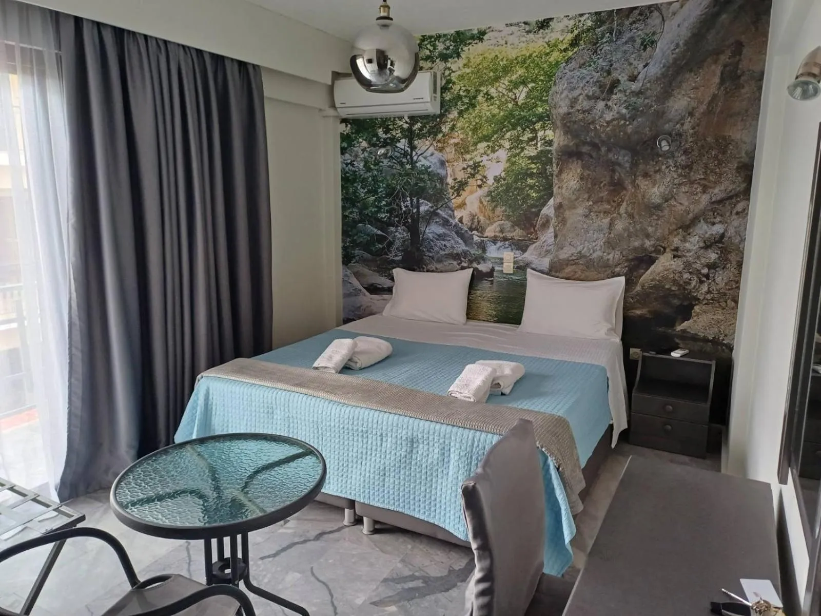 Bed in Enalion Beach Hotel