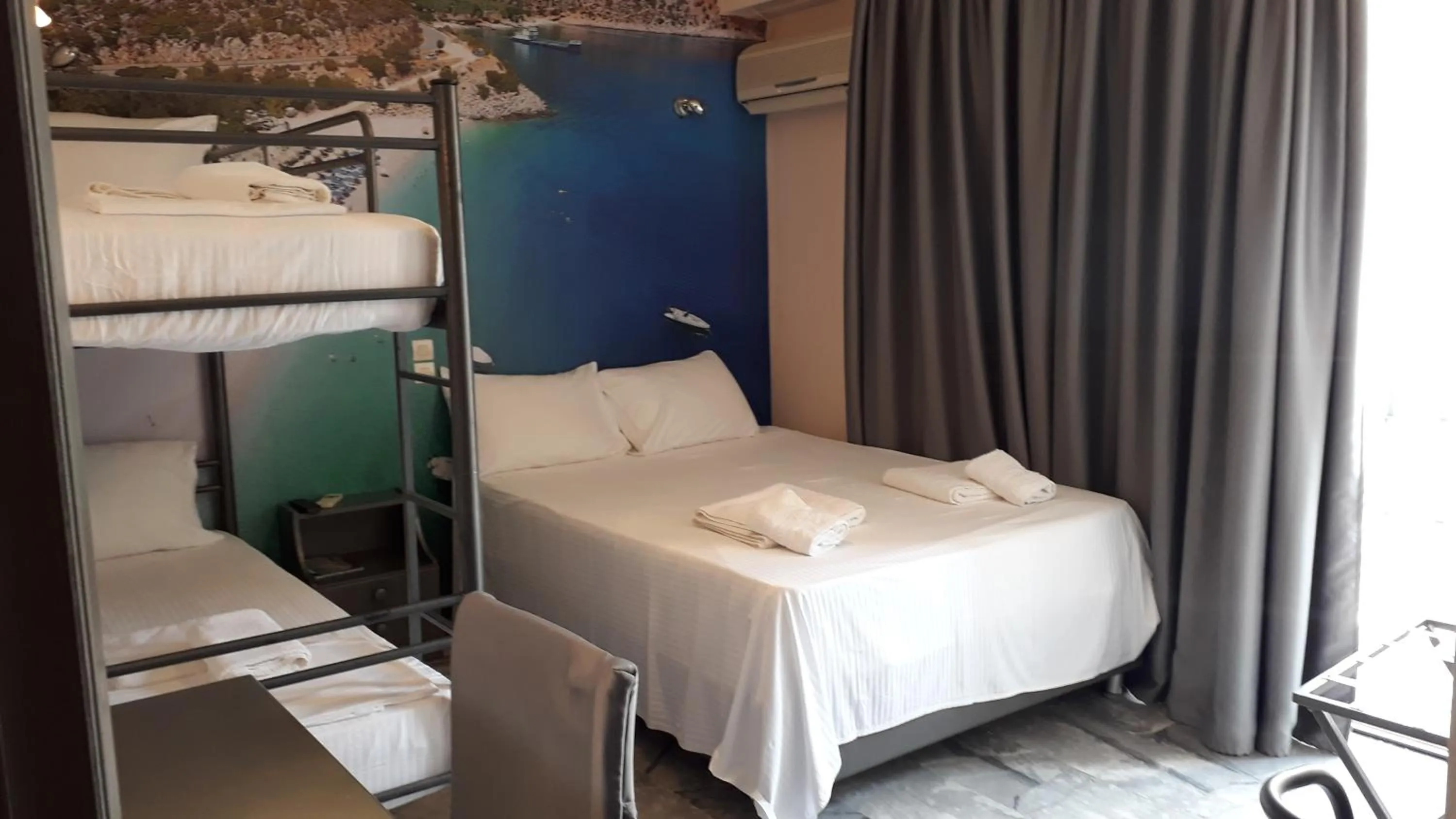 Bed in Enalion Beach Hotel