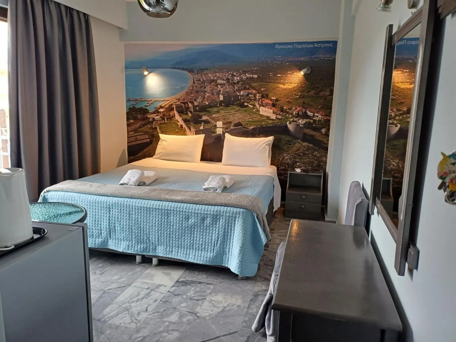 Bed in Enalion Beach Hotel