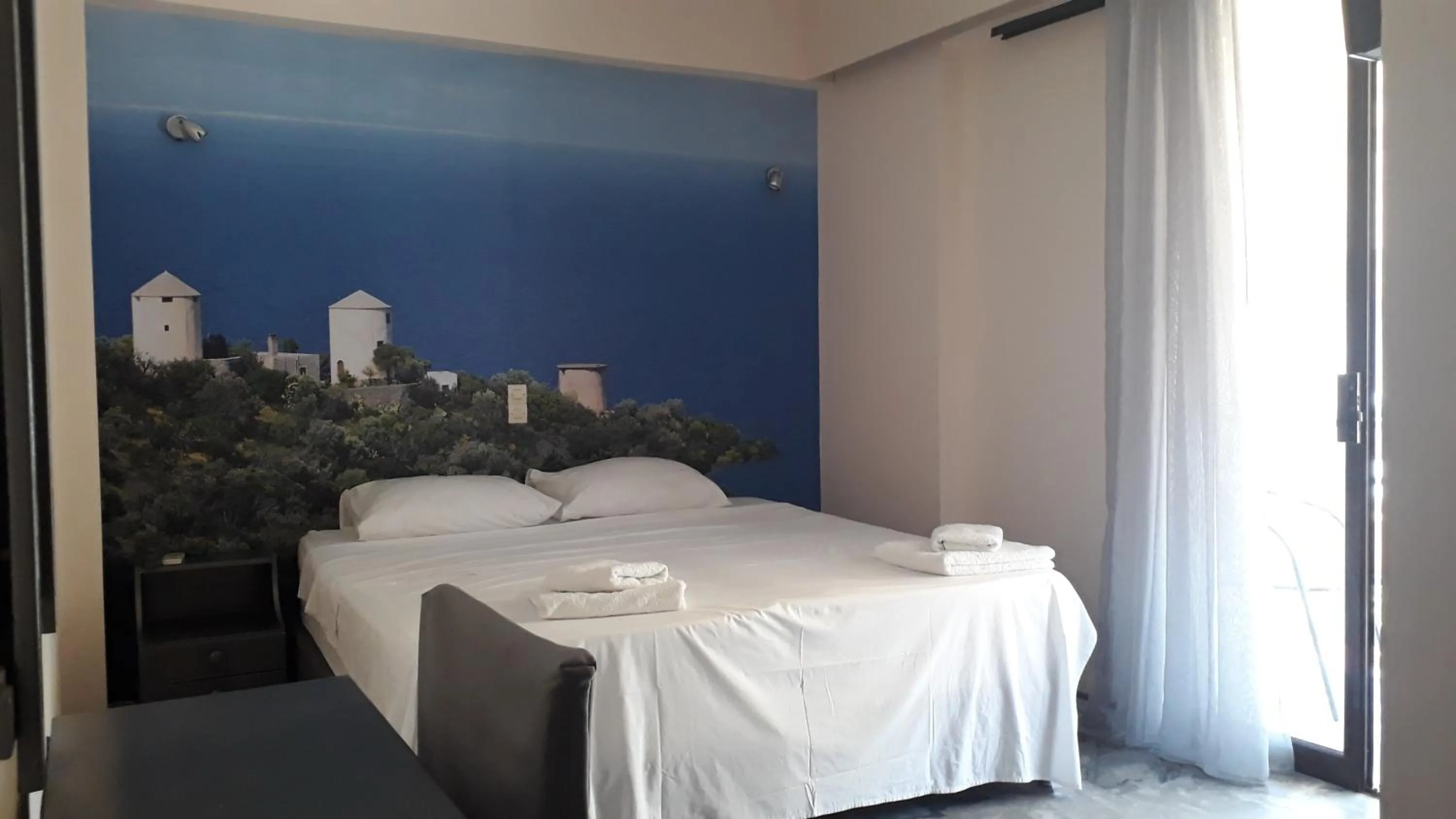 Bed in Enalion Beach Hotel