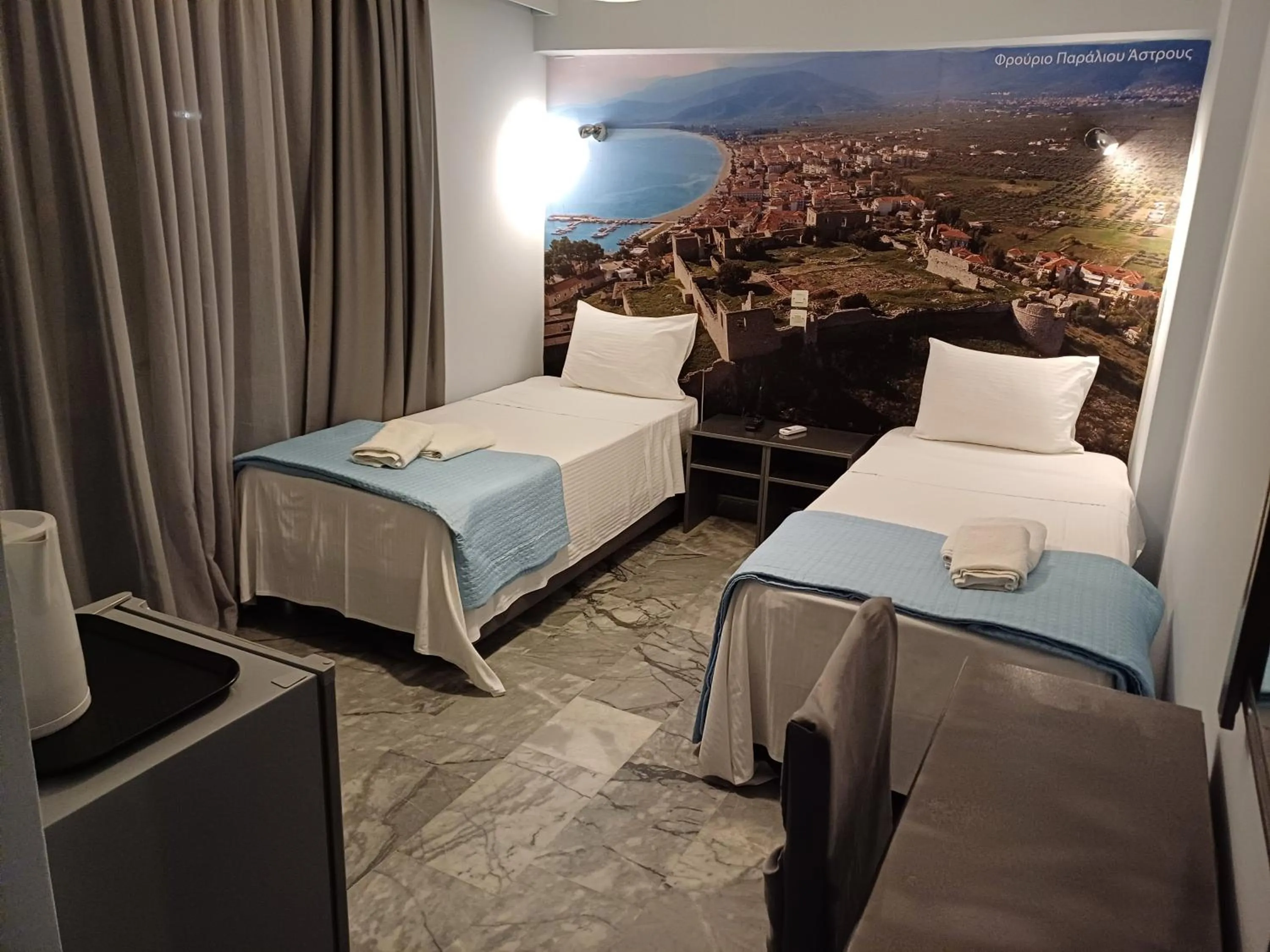 Bed in Enalion Beach Hotel