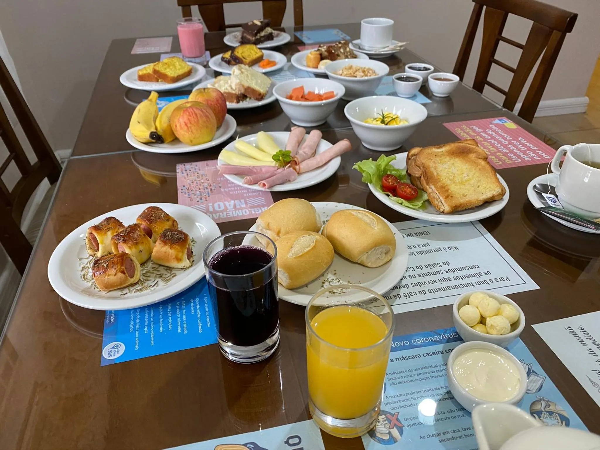 Food and drinks in Pousada Vovô Nino