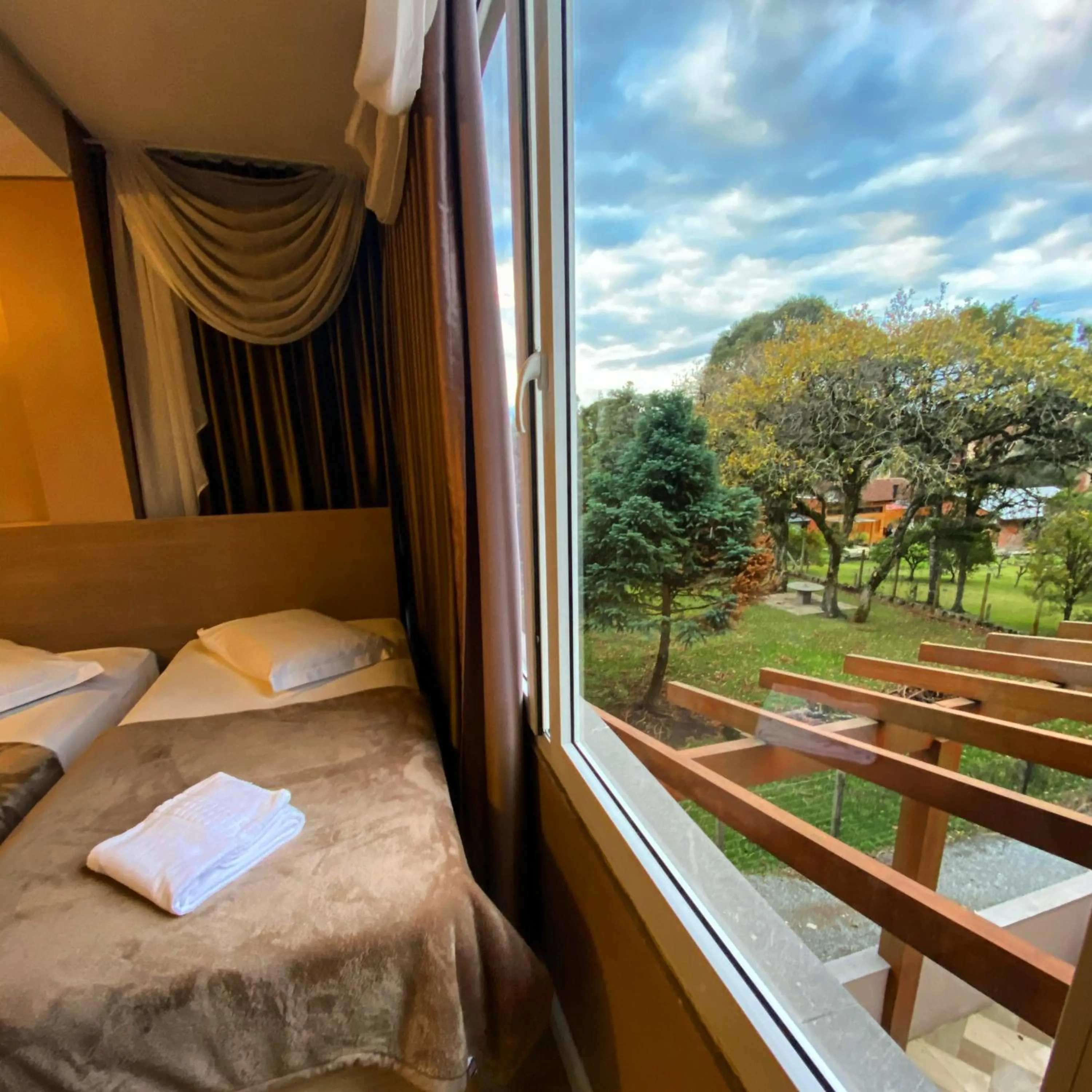 Bed in Pousada Vovô Nino