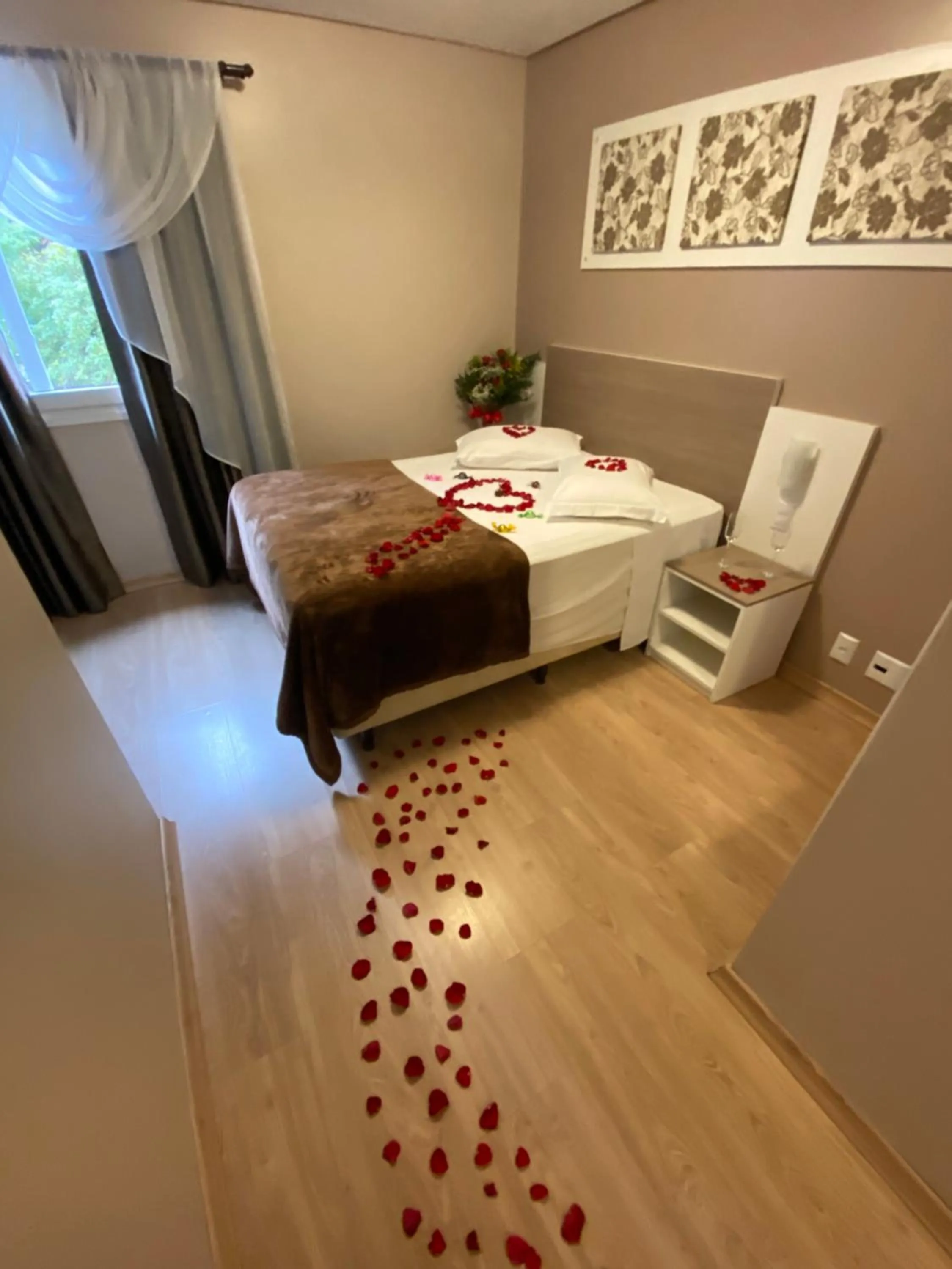 Bed in Pousada Vovô Nino