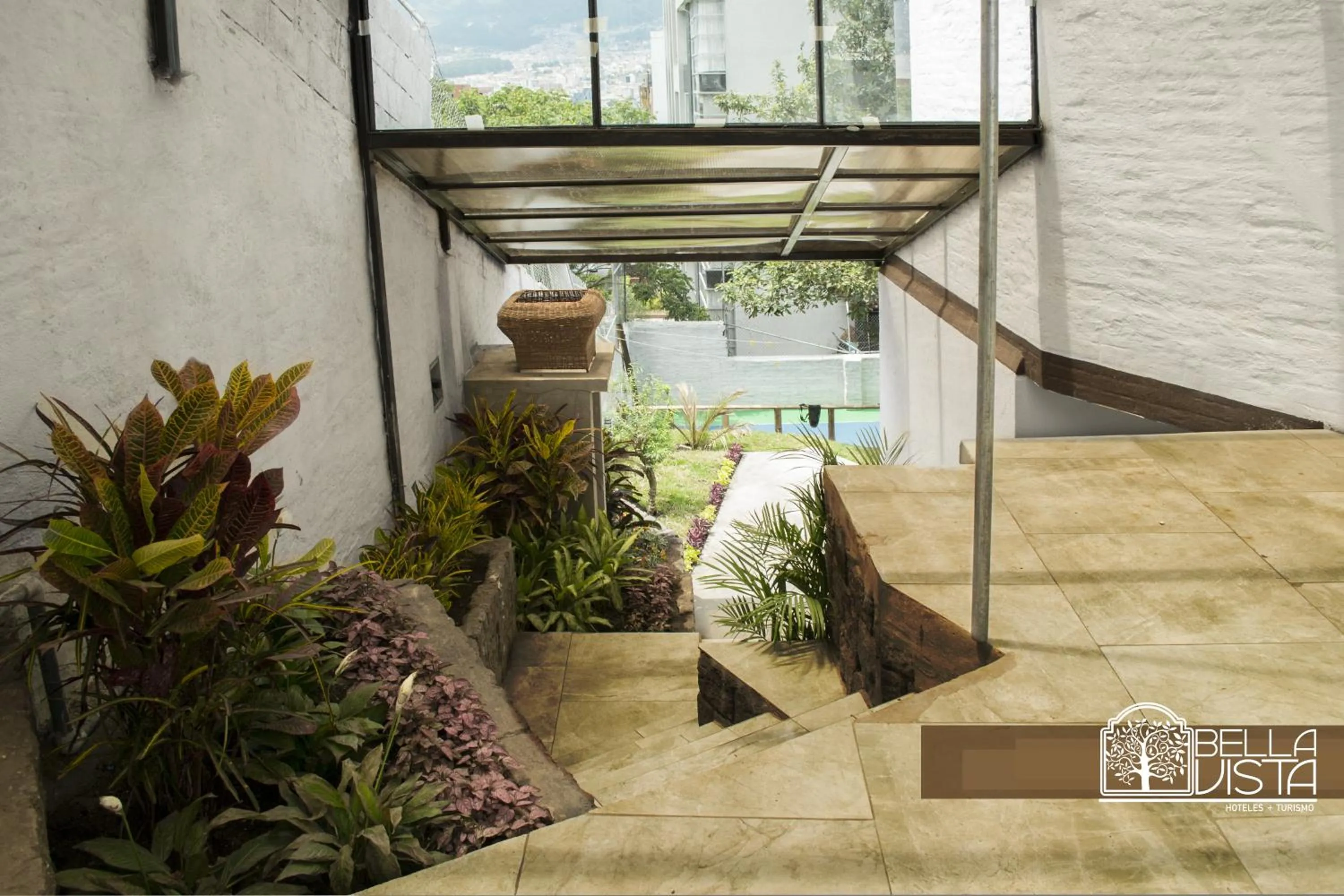 Garden in Hotel Bellavista Quito