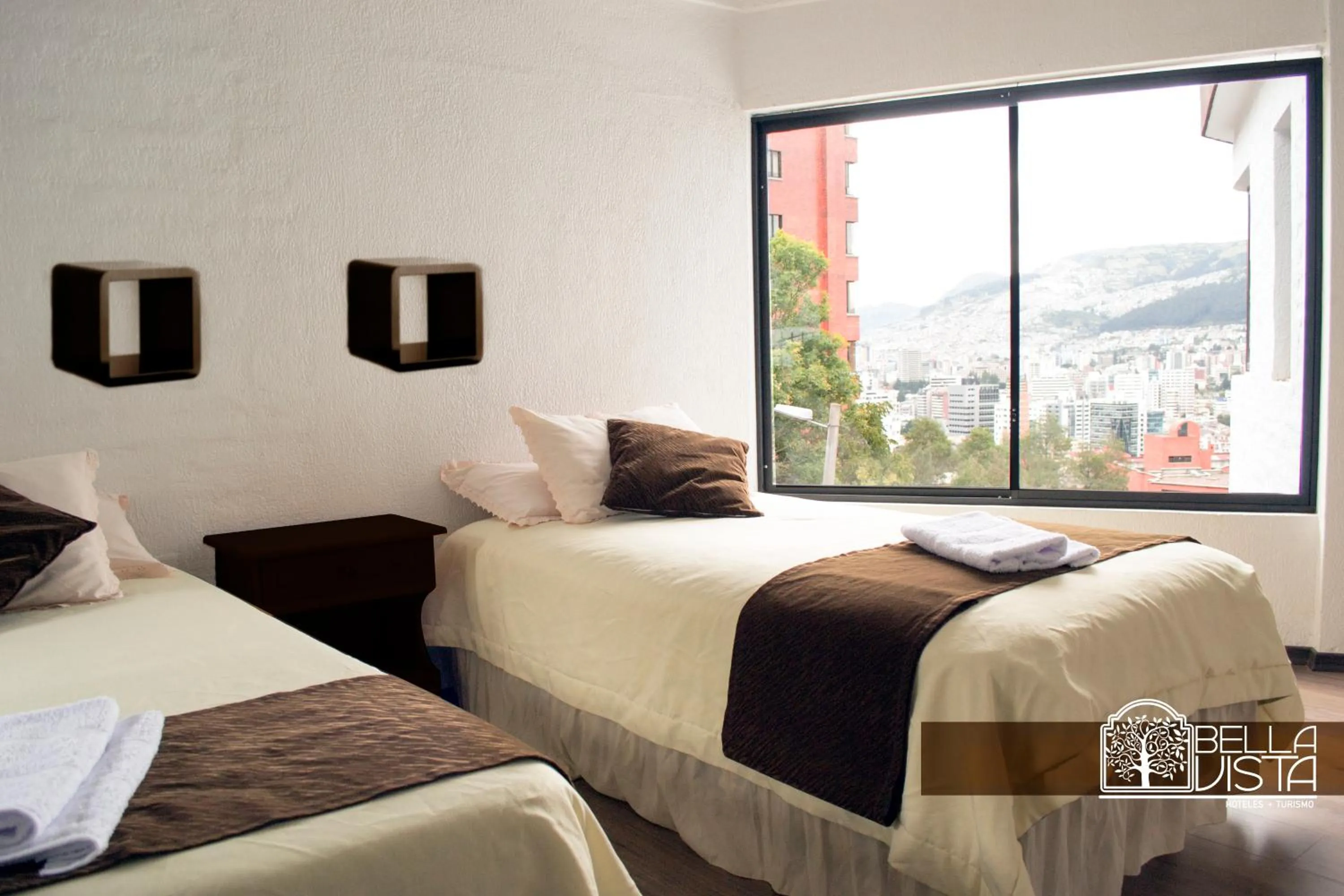 City view, Bed in Hotel Bellavista Quito