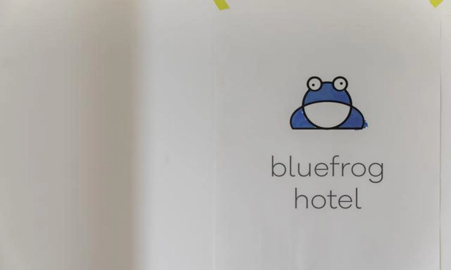 Property logo or sign in Bluefrog Hotel