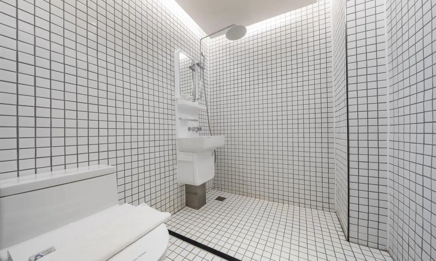Bathroom in Bluefrog Hotel