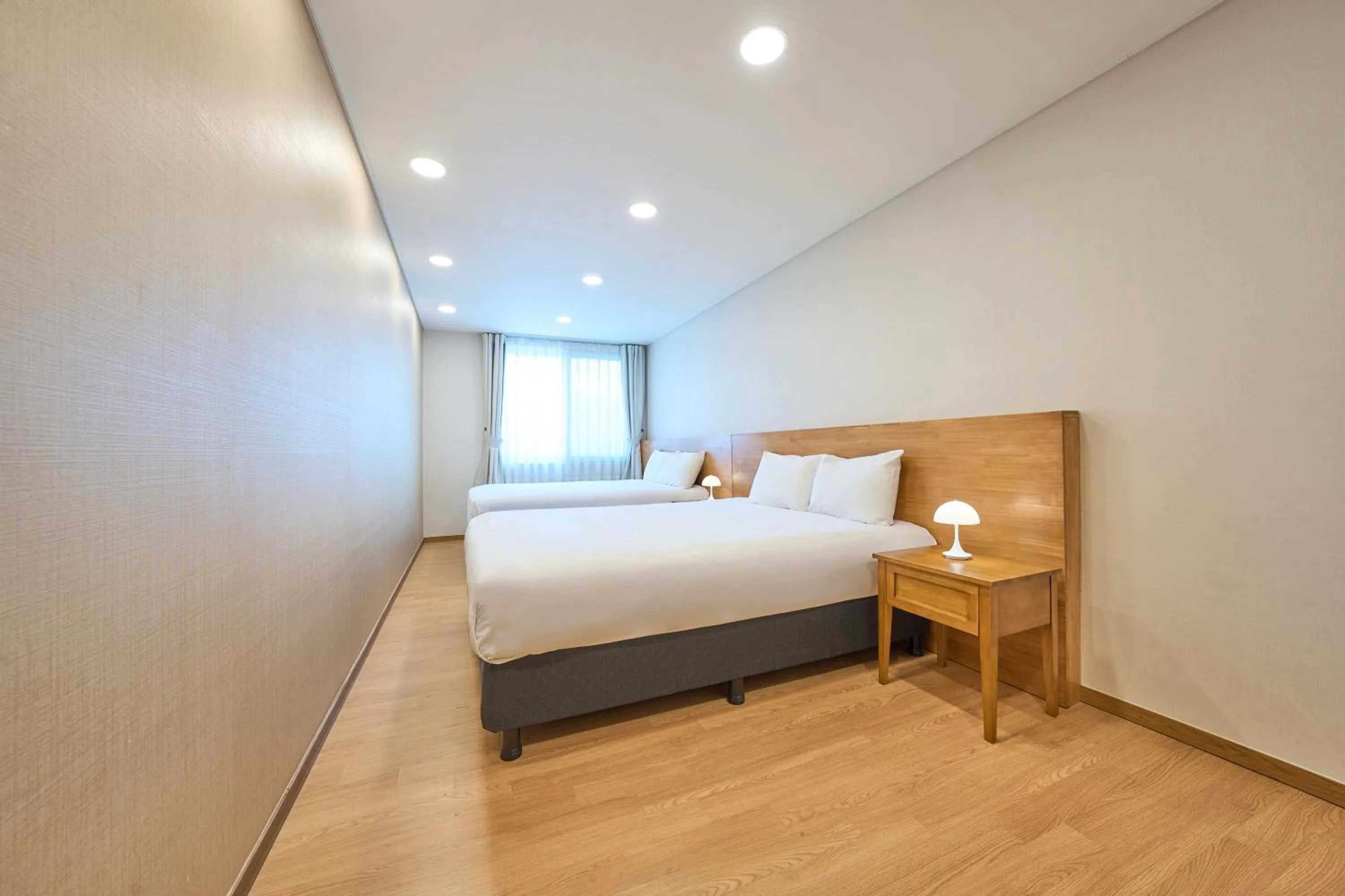 Bed in Pampas Hotel Jeju