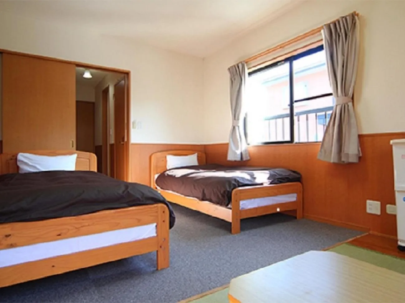 Photo of the whole room, Bed in Karuizawamura Hotel