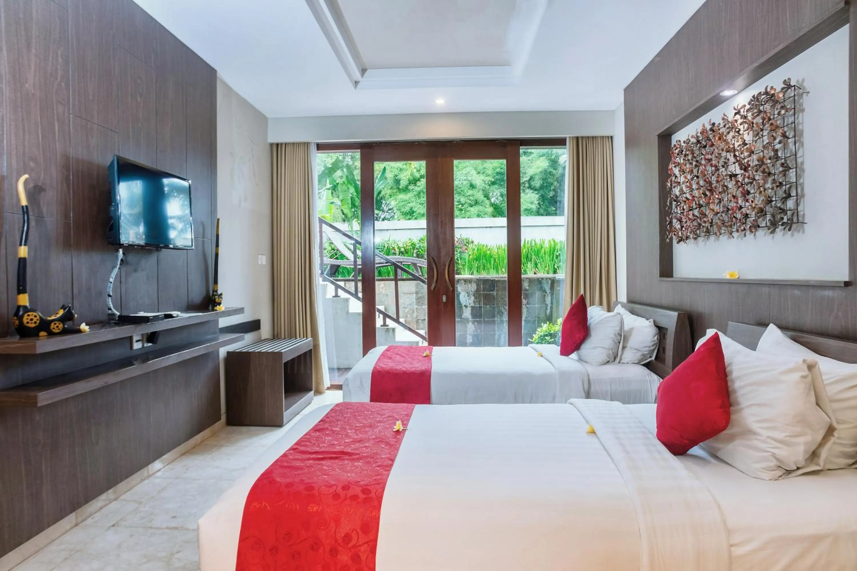 Bed in Khayangan Kemenuh Villas by Premier Hospitality Asia