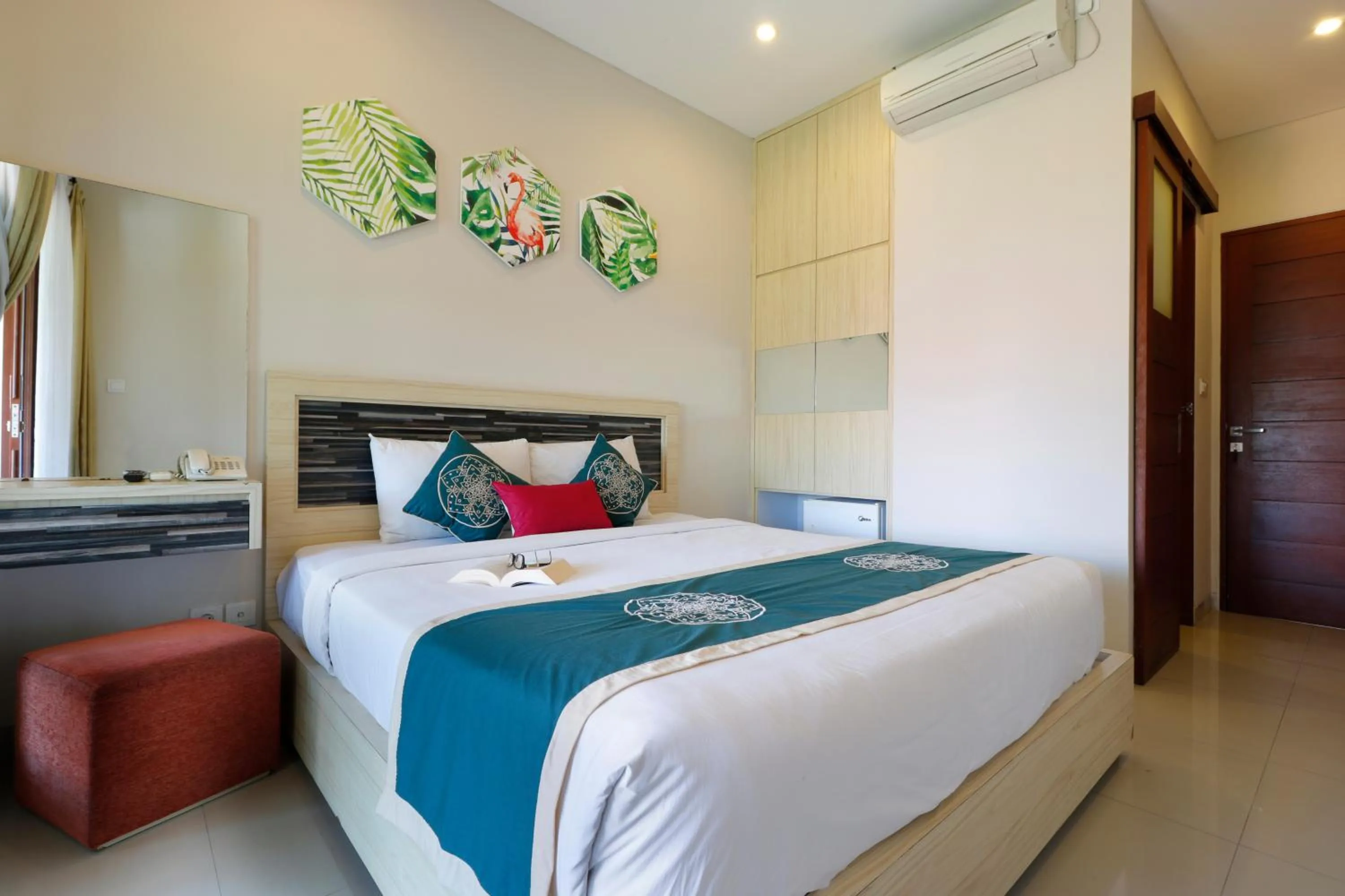 Bed in Vansari Hotel