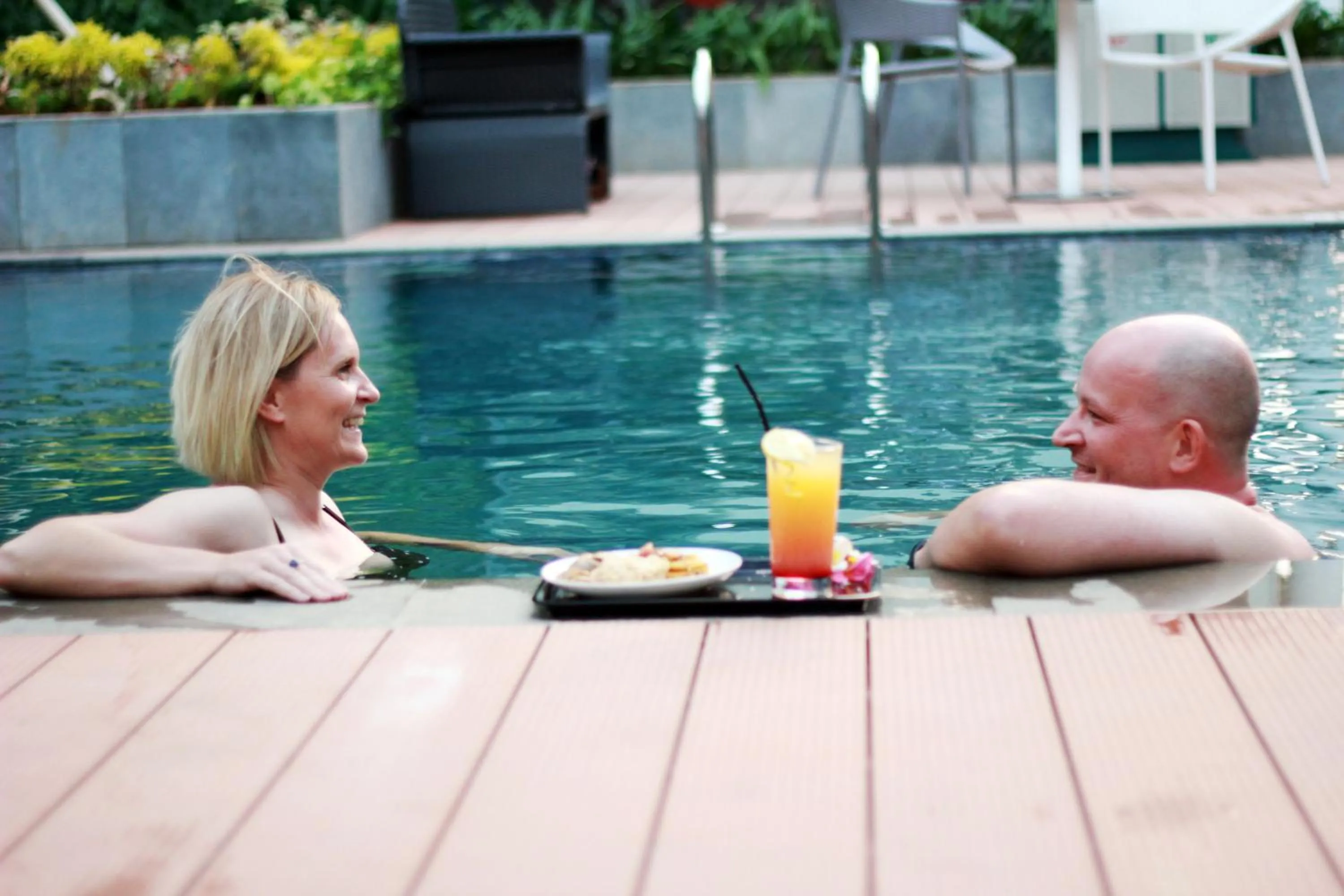 Swimming pool in Ra Premiere Simatupang