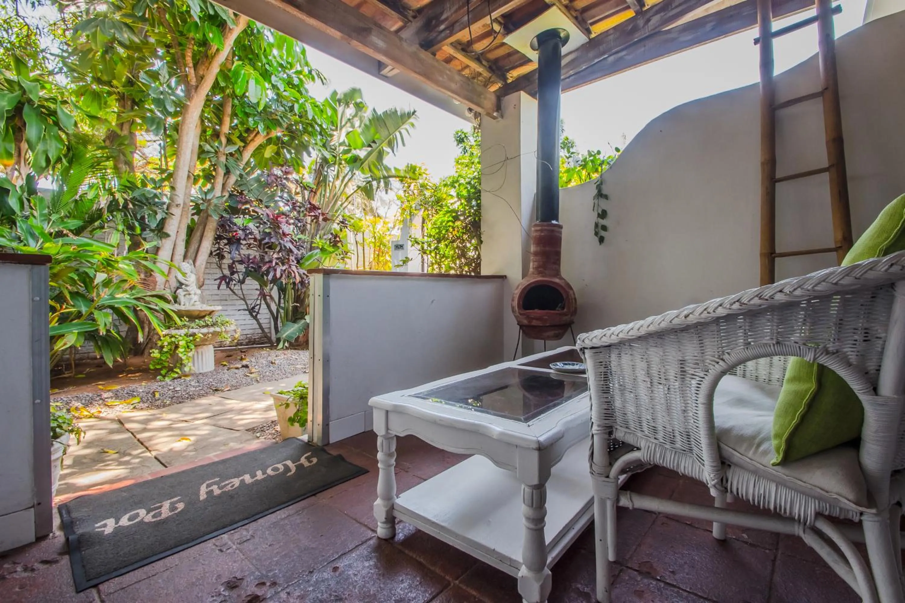 Patio in HoneyPot Guest house