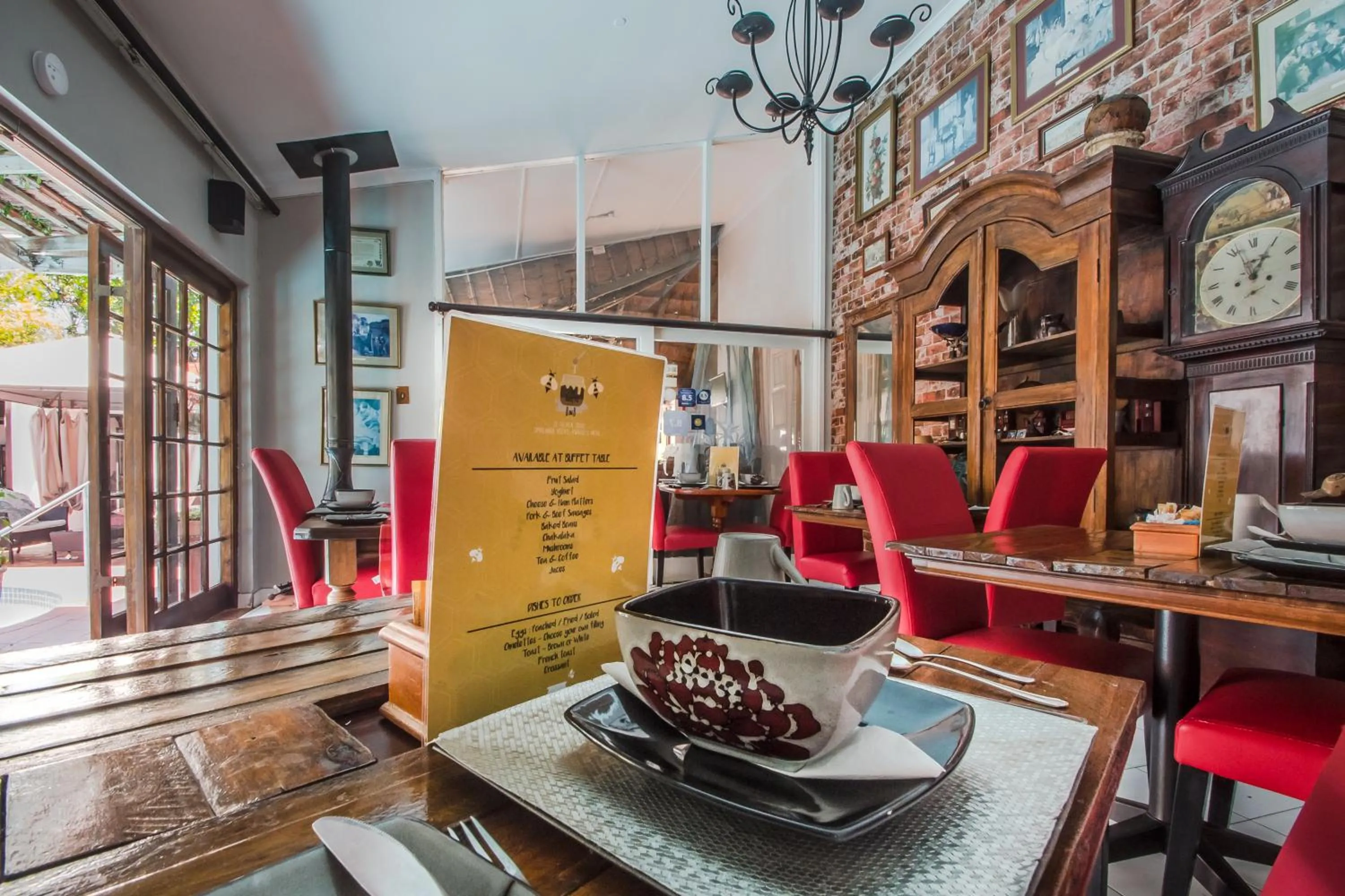 Breakfast in HoneyPot Guest house