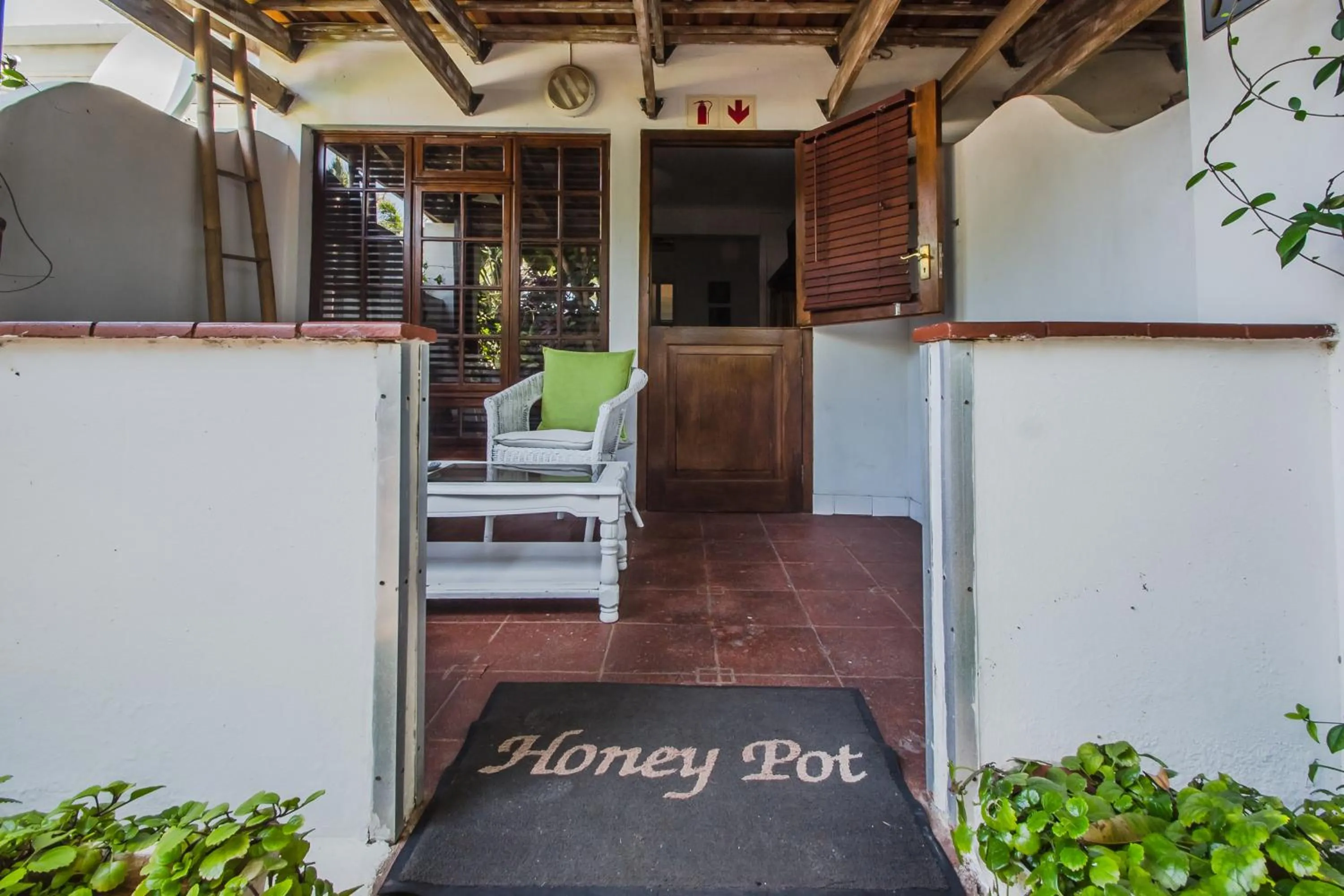 Patio in HoneyPot Guest house