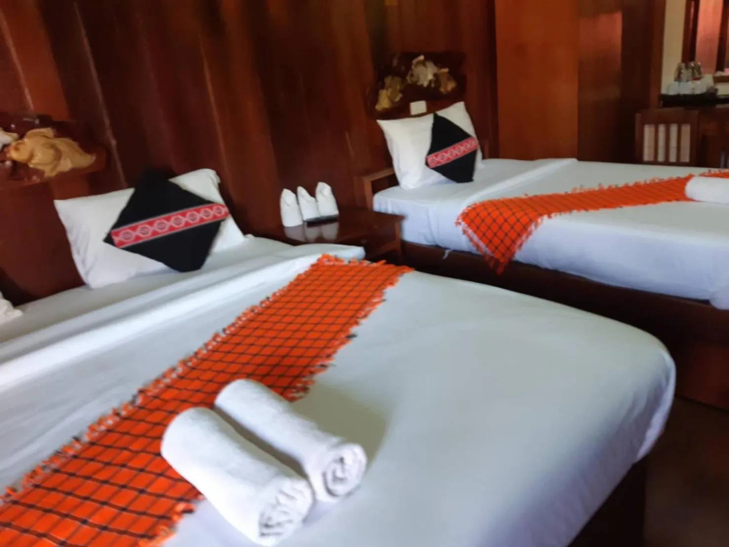 Bed in Mitkhoonyoum Hotel