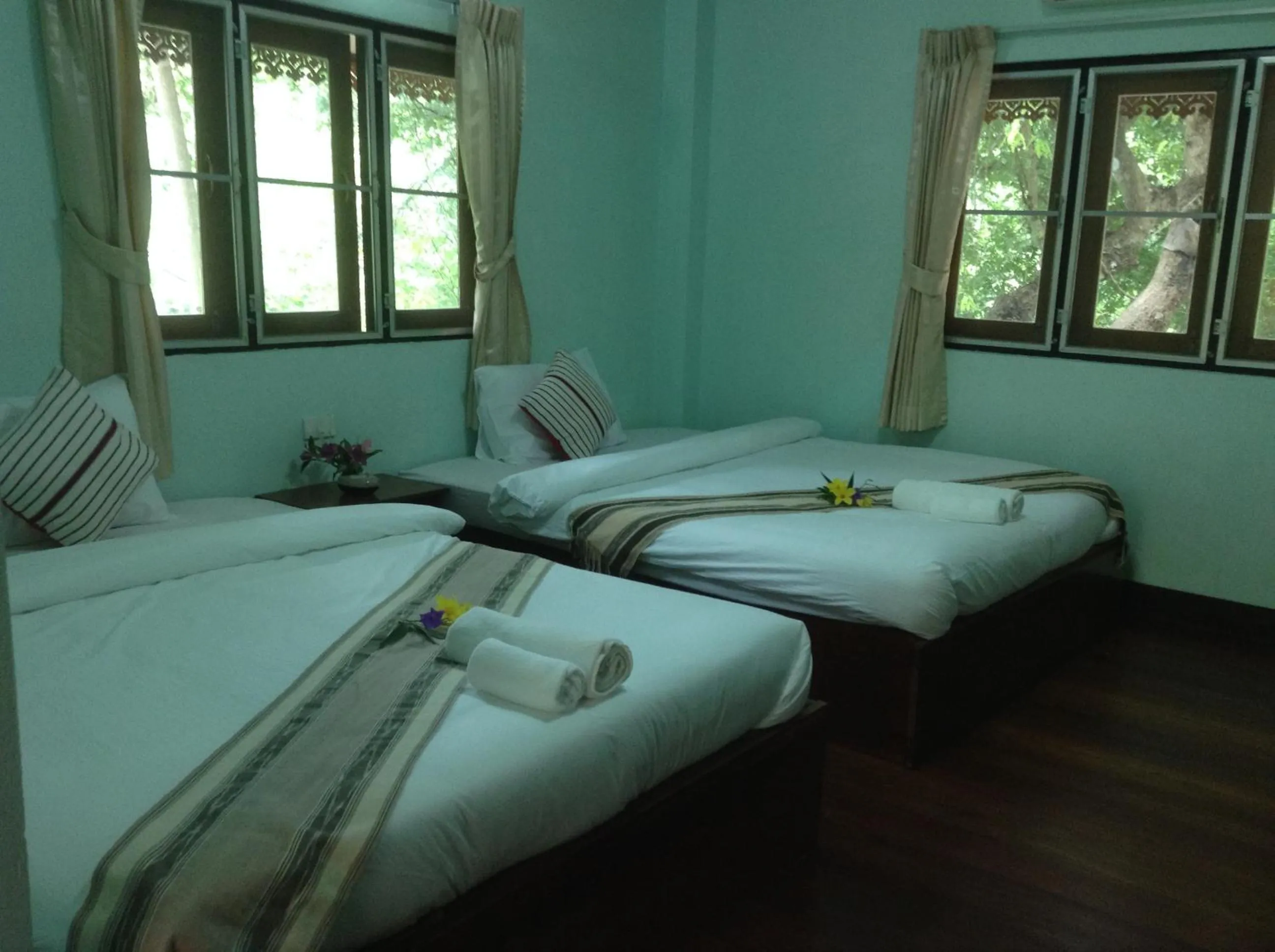 Bed in Mitkhoonyoum Hotel