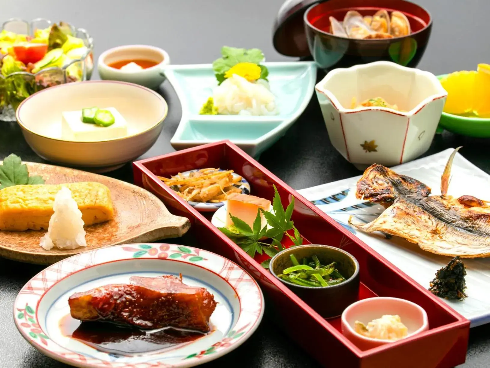 Food close-up in Atami Onsen Yamaki Ryokan Food close-up in Atami Onsen Yamaki Ryokan