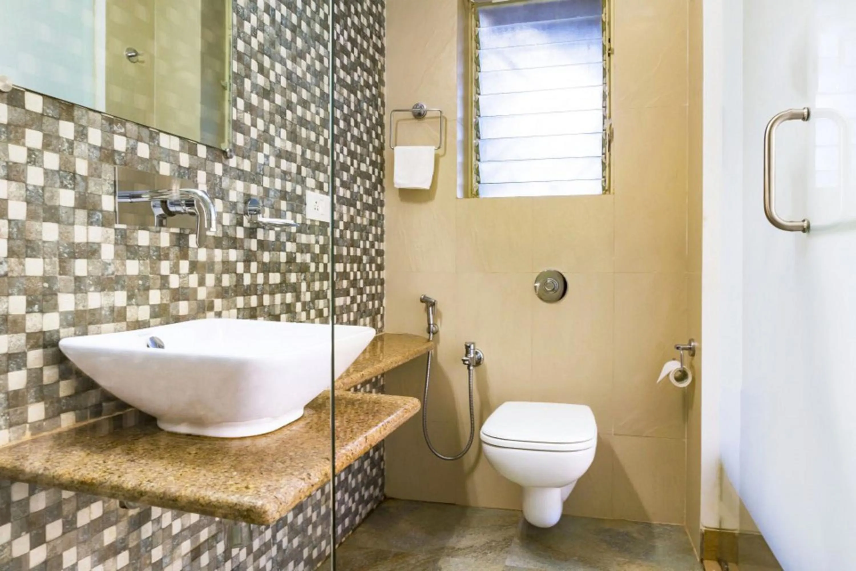 Bathroom in La Vida Studio Inn Baga- Goa- By Lords Hotels and Resorts