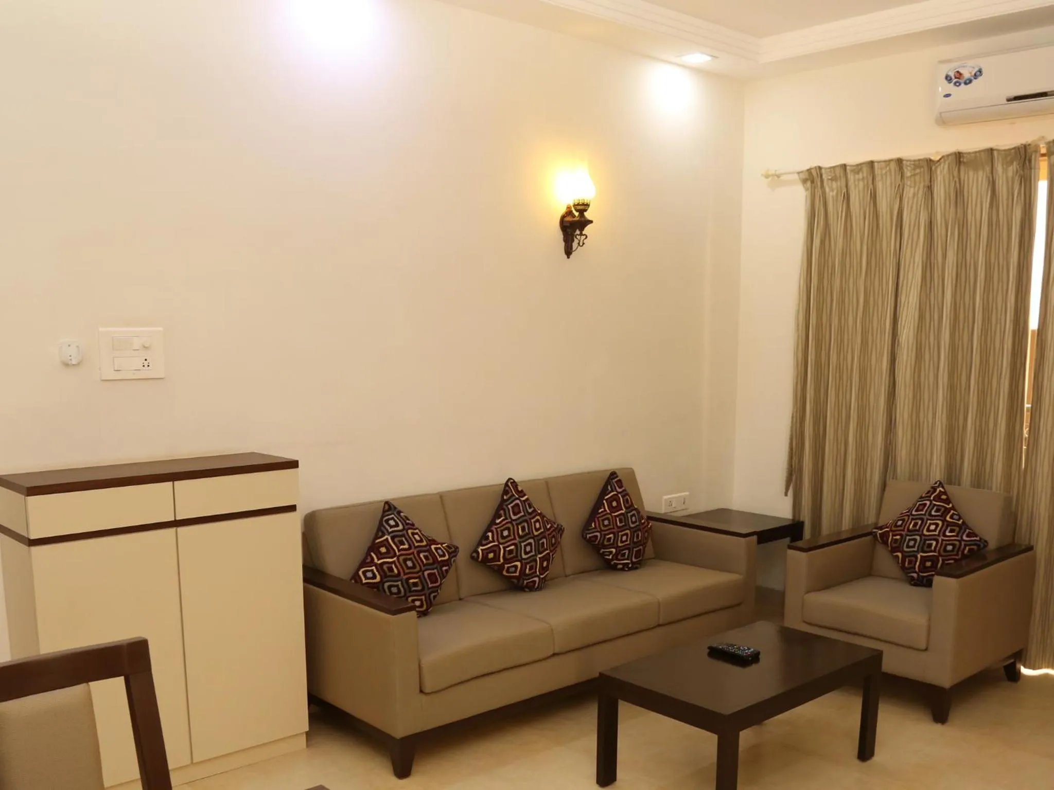 Seating area in La Vida Studio Inn Baga- Goa- By Lords Hotels and Resorts