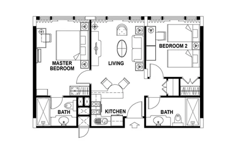 Floor plan in Treetops Executive Residences
