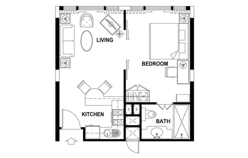 Floor plan in Treetops Executive Residences