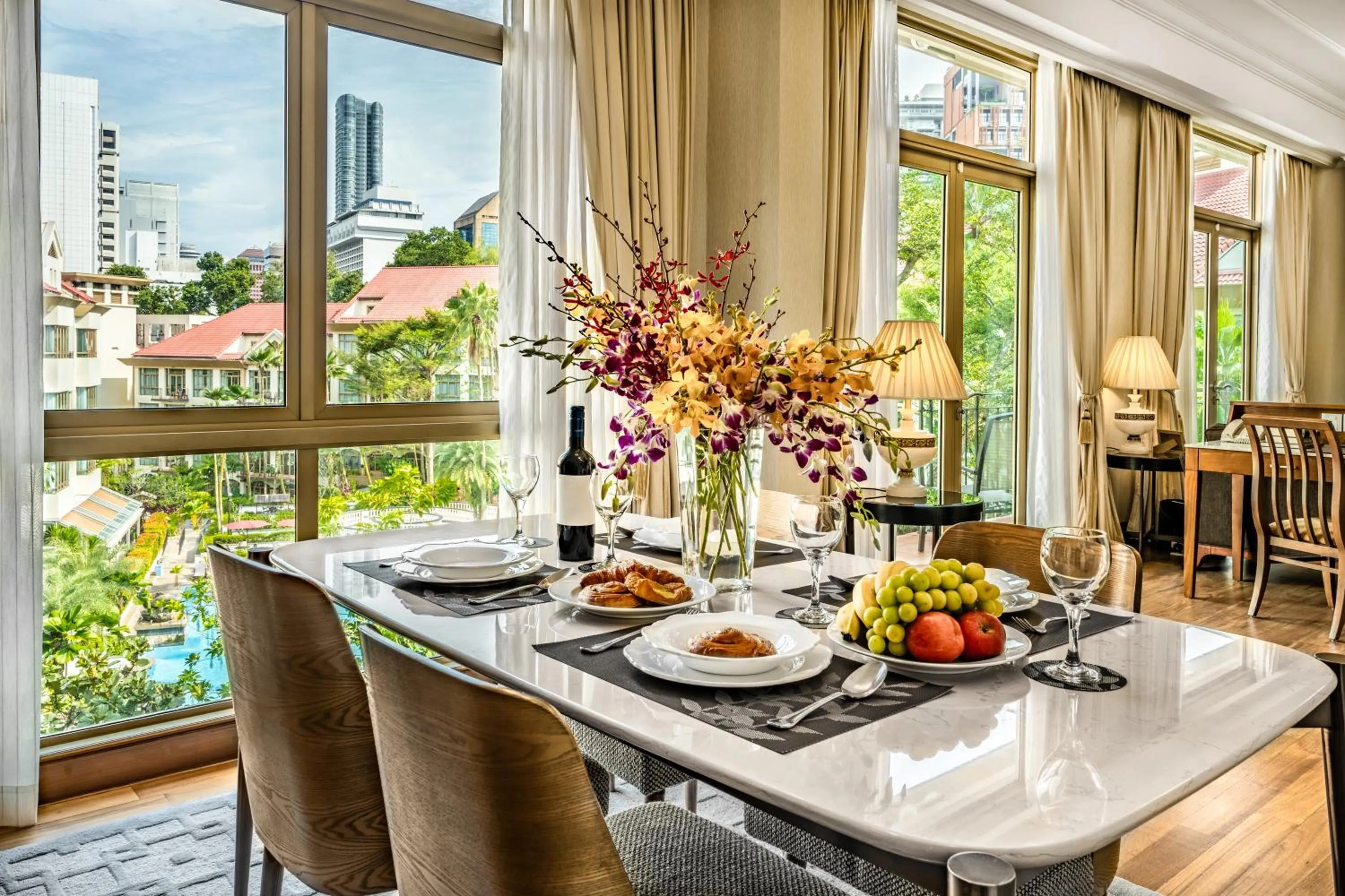 Dining area in Treetops Executive Residences