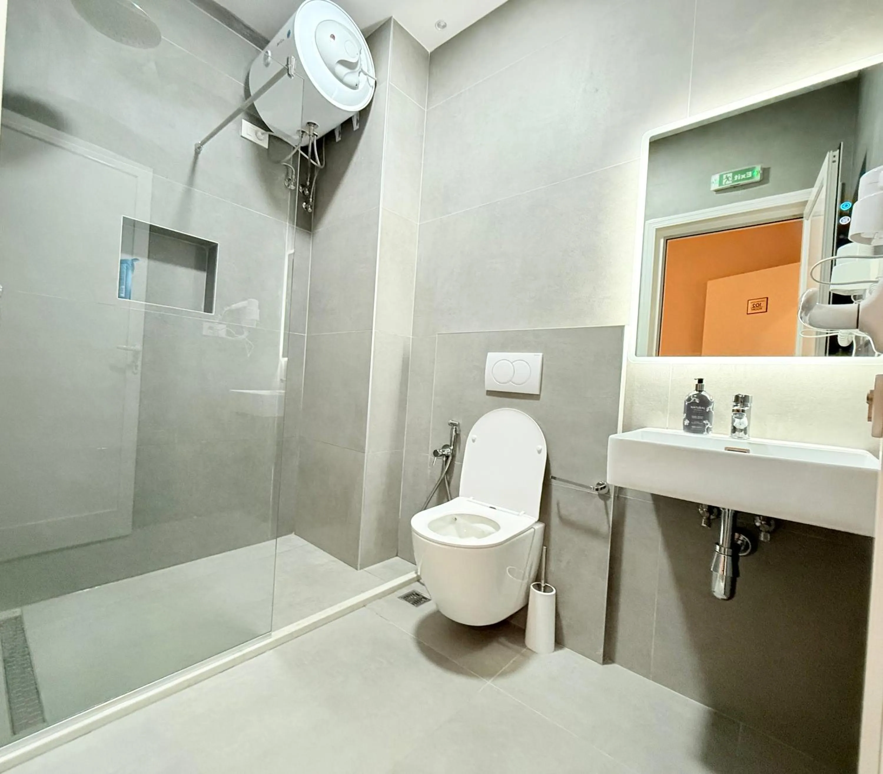 Shower in Centrum Hotel