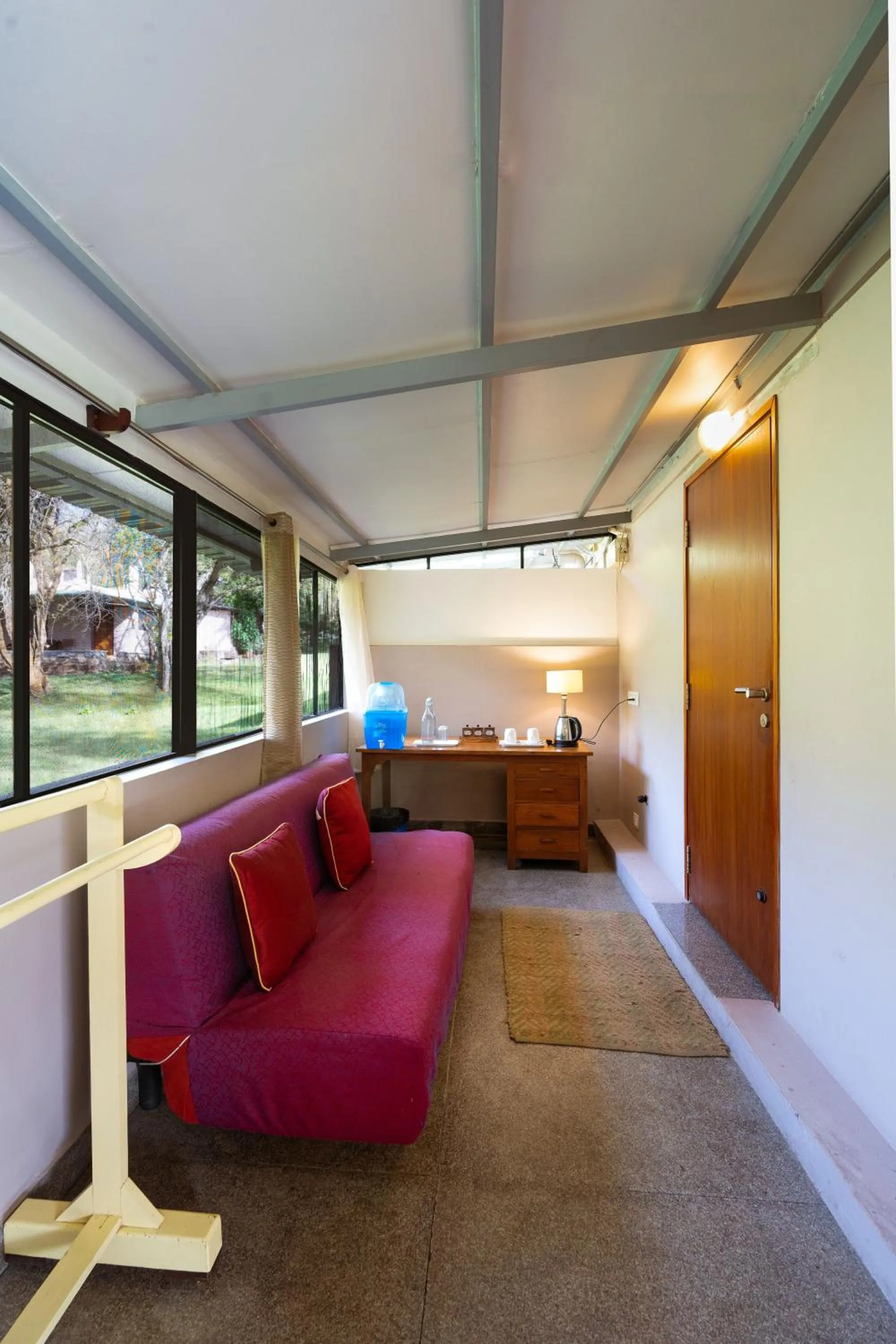 Bedroom in Jungle Hut Resort