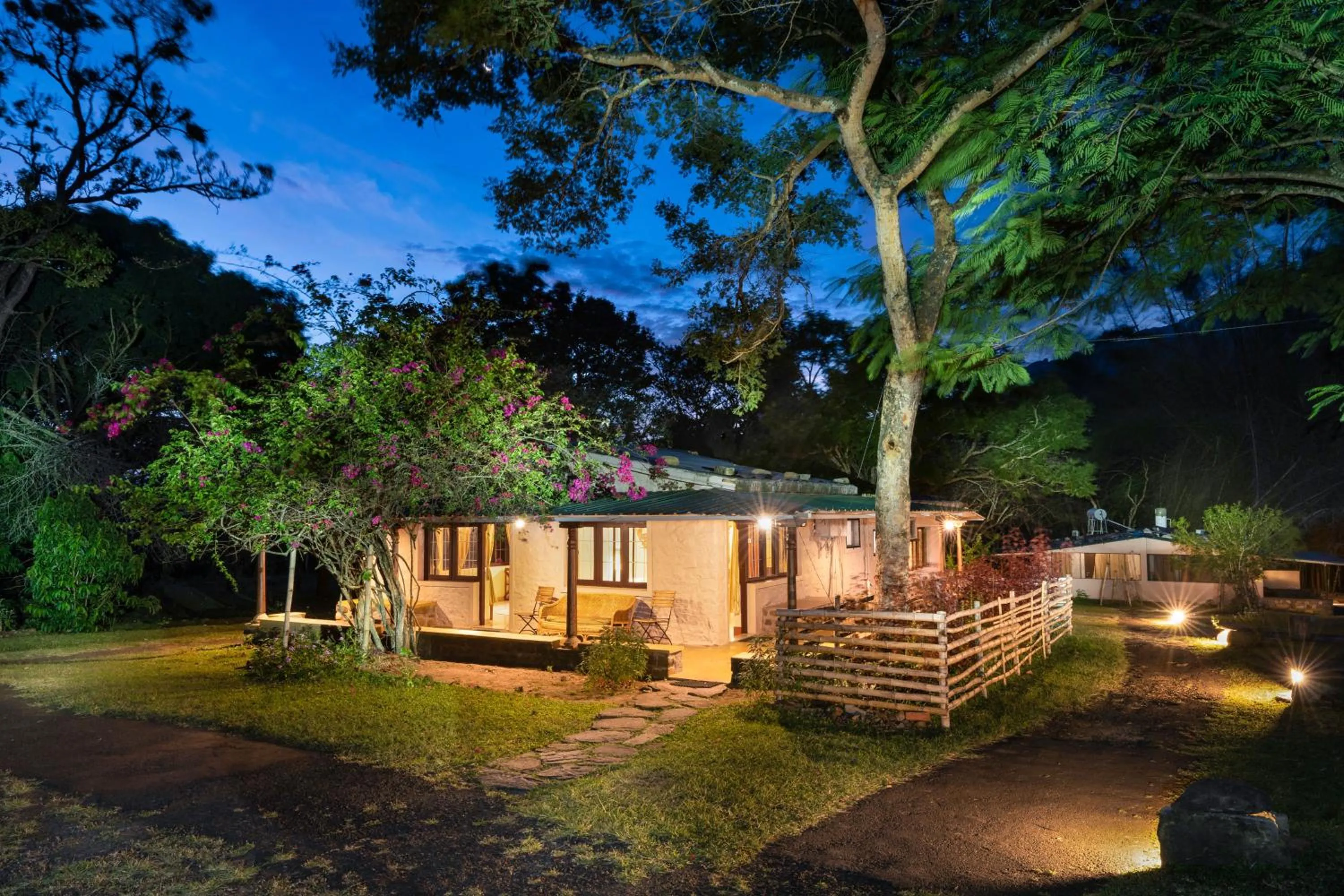 Guests in Jungle Hut Resort