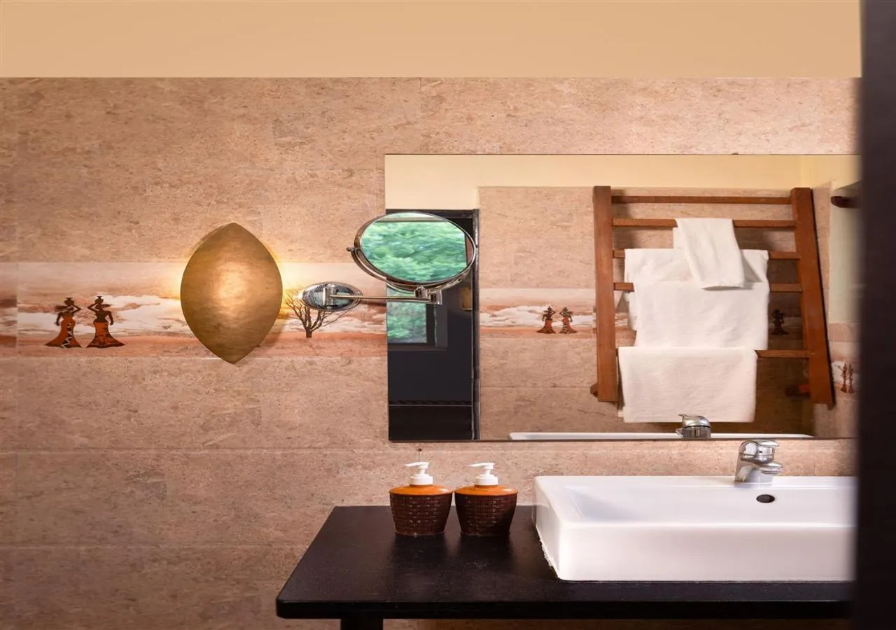 Bathroom in Jungle Hut Resort