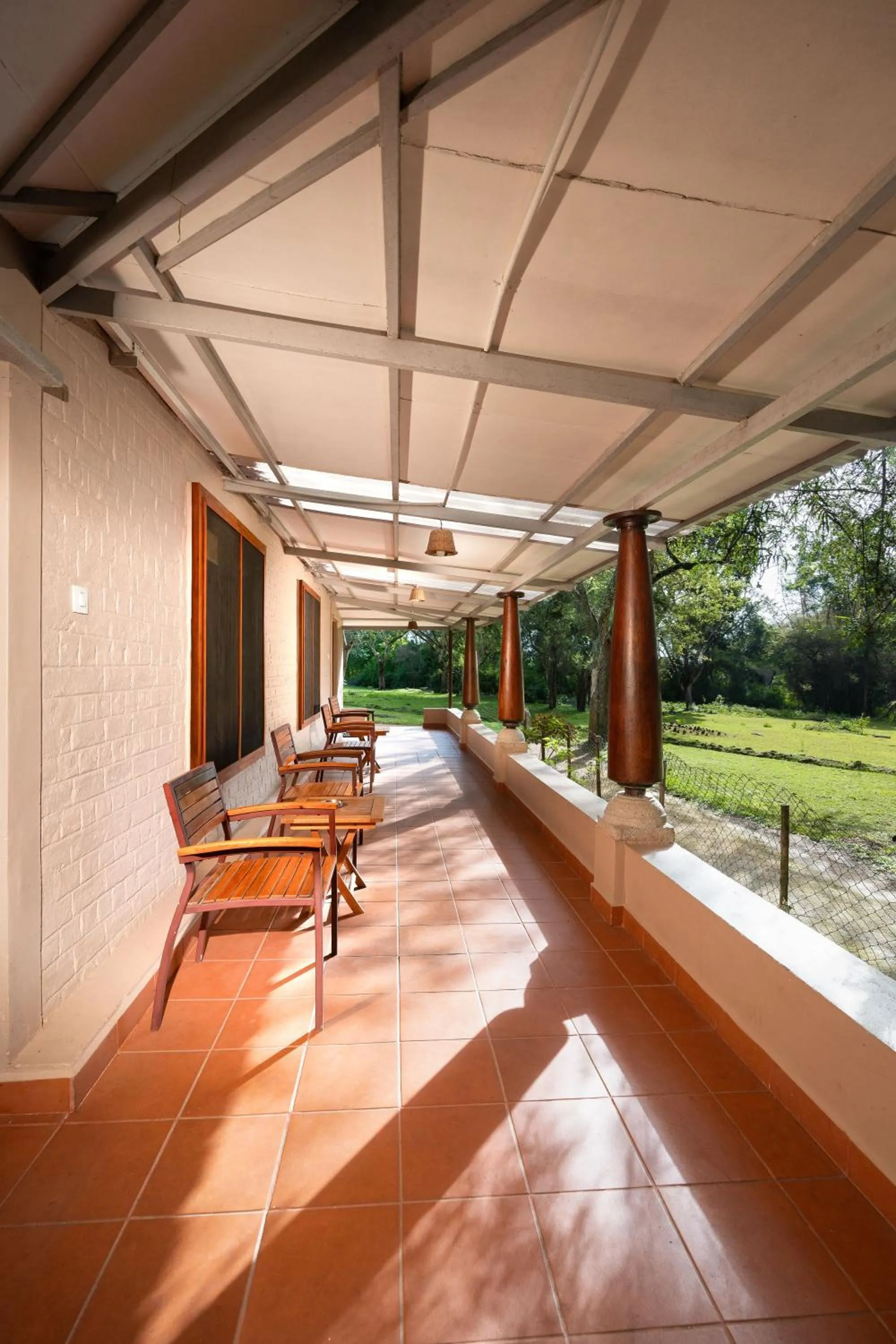 Seating area in Jungle Hut Resort
