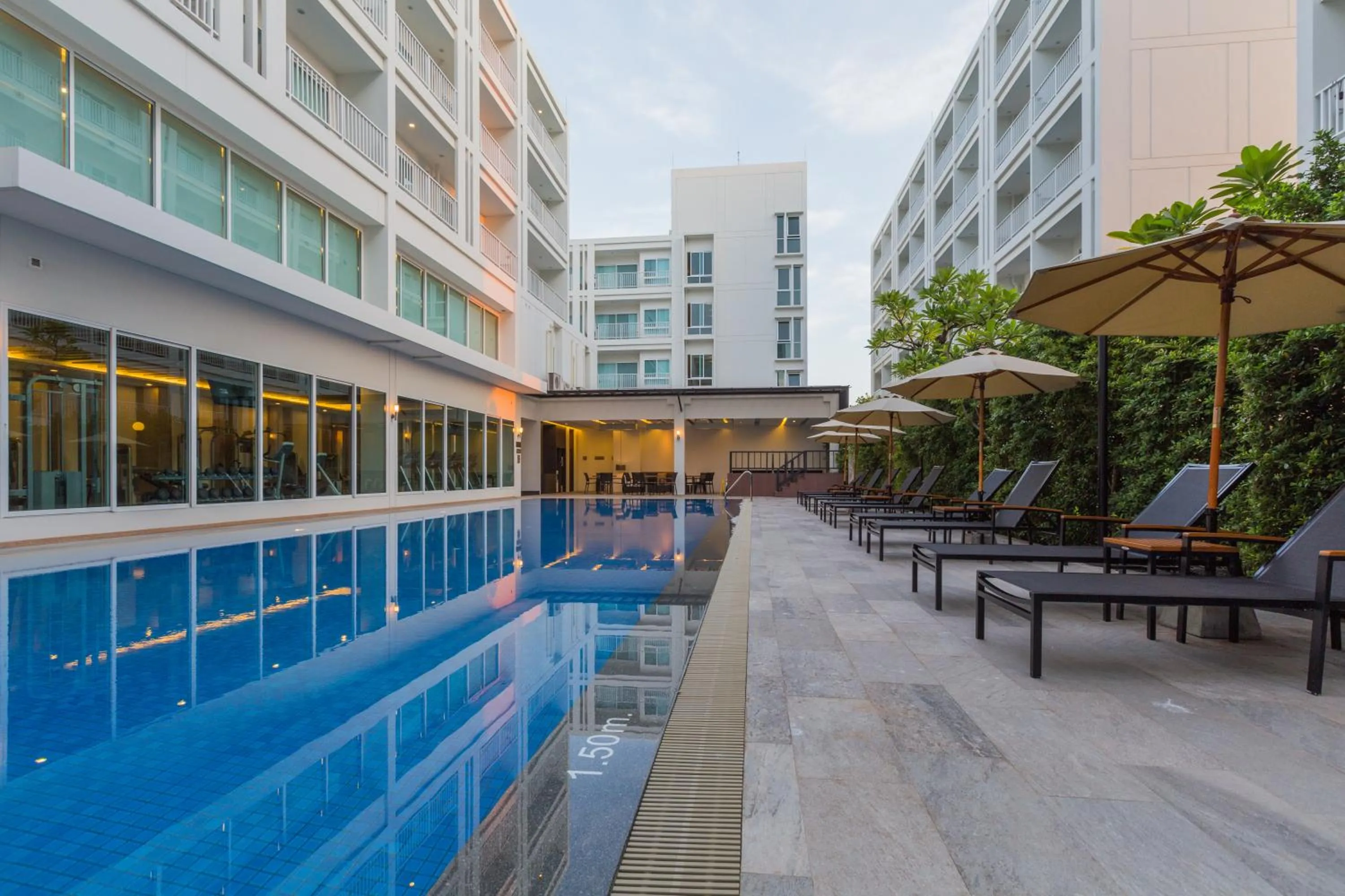 Balcony/Terrace in Kantary 304 Hotel Prachinburi