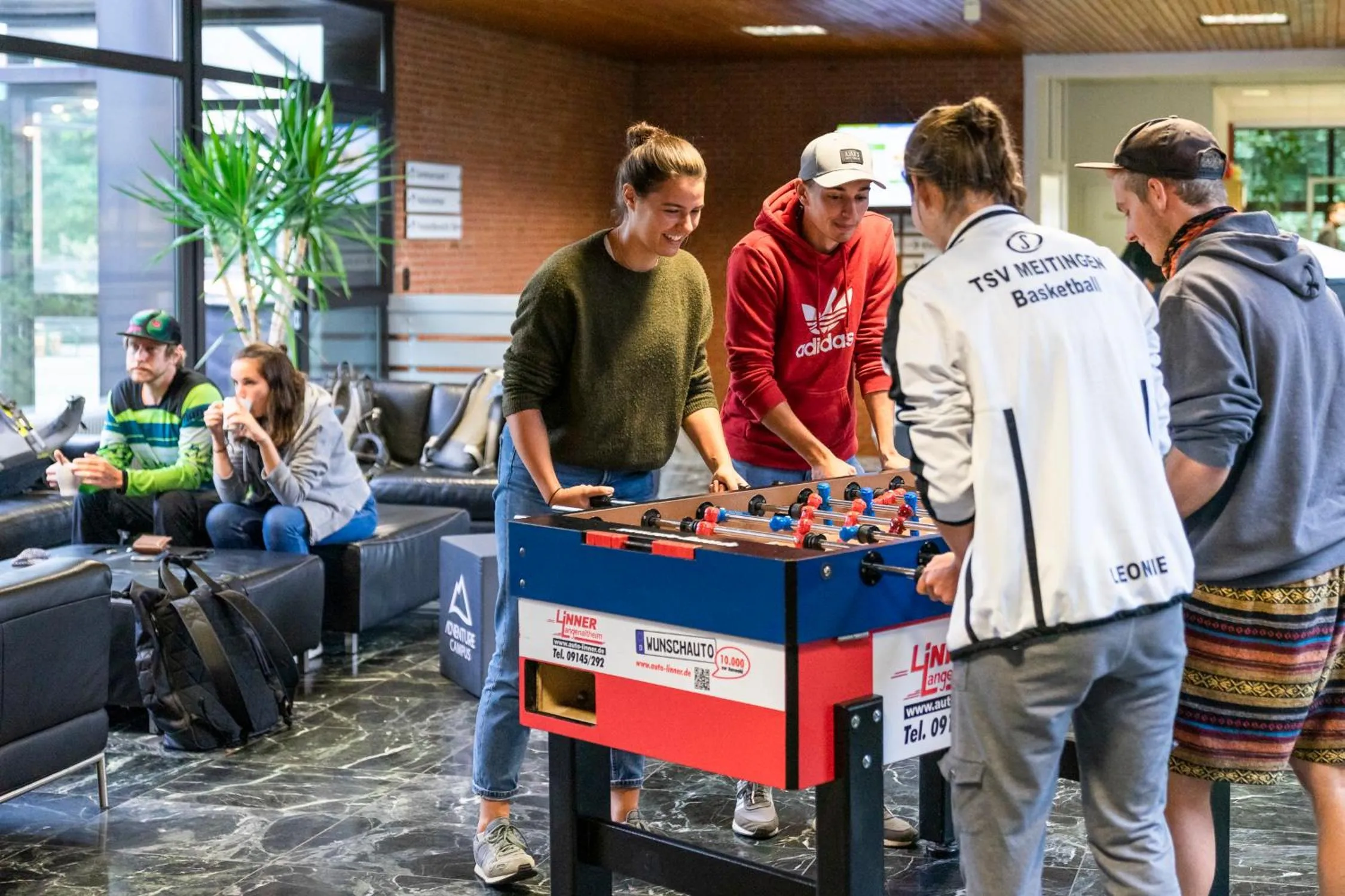 Lobby or reception in Adventure Campus