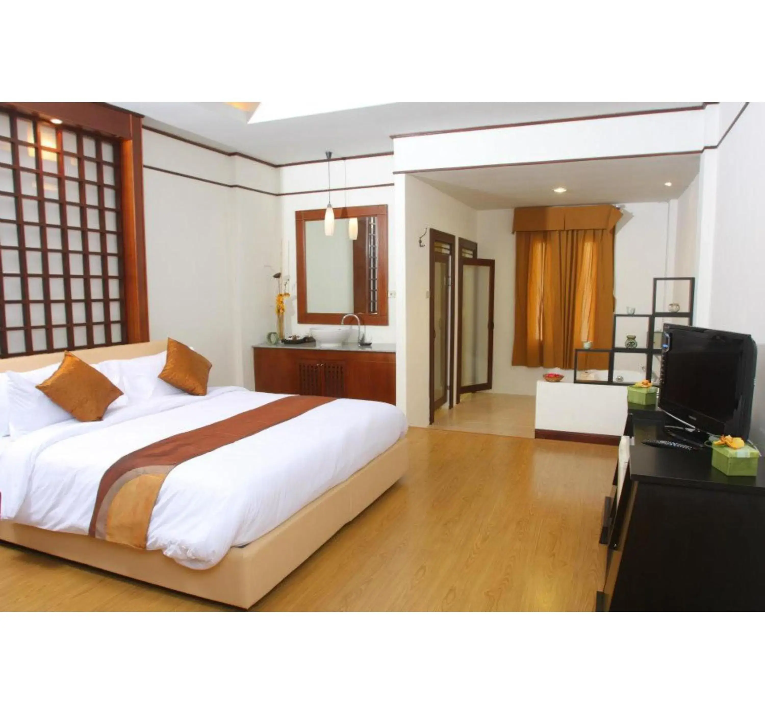 Deluxe Double Room in Palette Bangkok Natural Resort and Spa Deluxe Double Room in Palette Bangkok Natural Resort and Spa