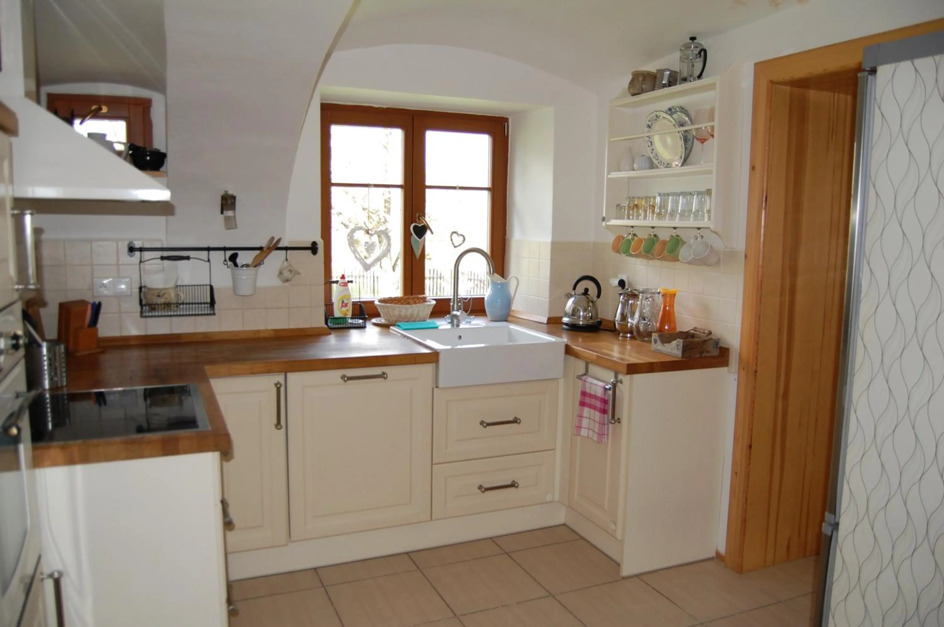 Kitchen or kitchenette in Farma U Nýdrlů