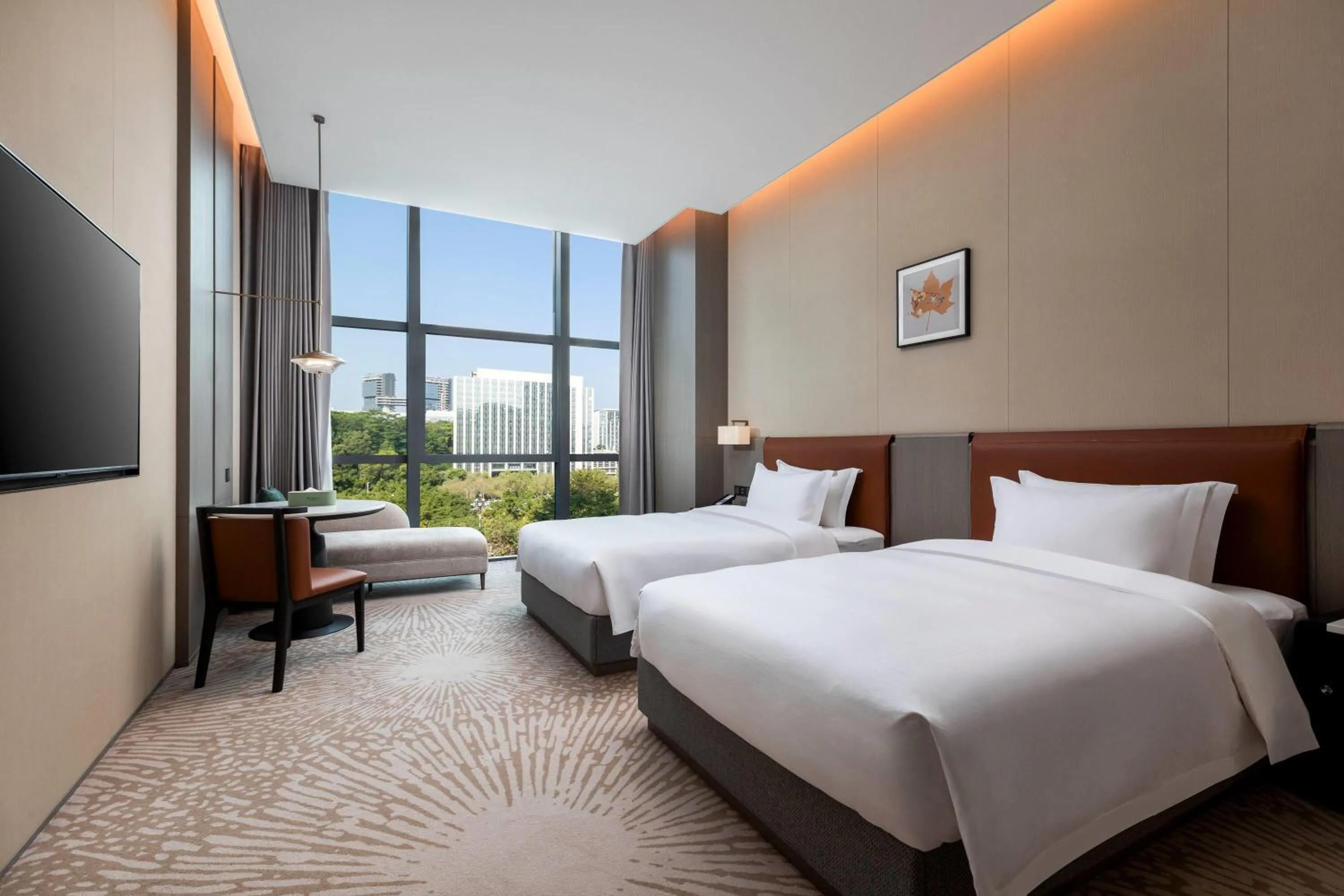 Premier Twin Room in Wyndham Garden Guangzhou Huangpu