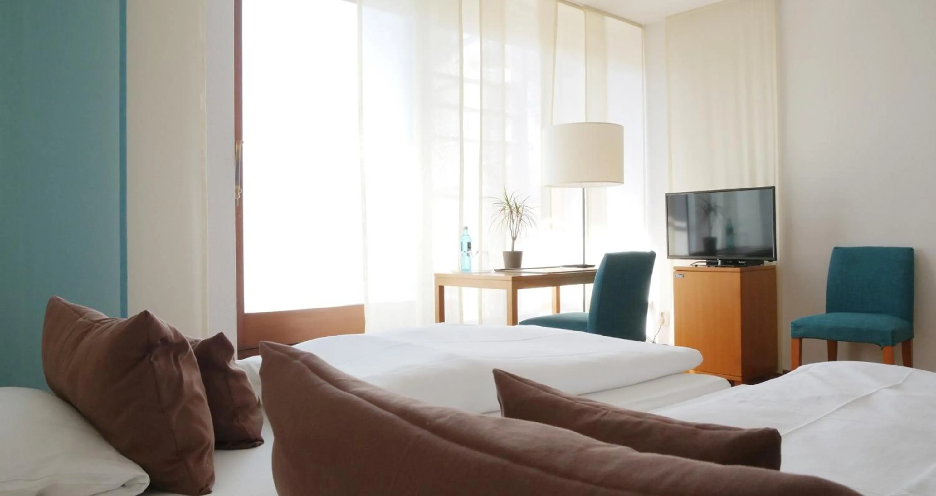 Bed in Hotel Prinz Carl
