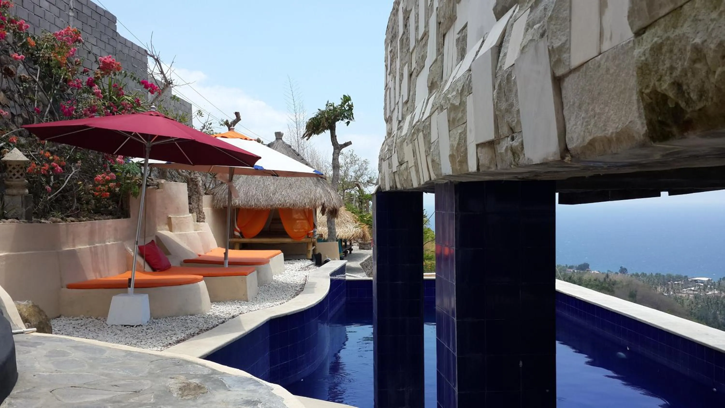 Swimming pool in Rara Villas Lombok