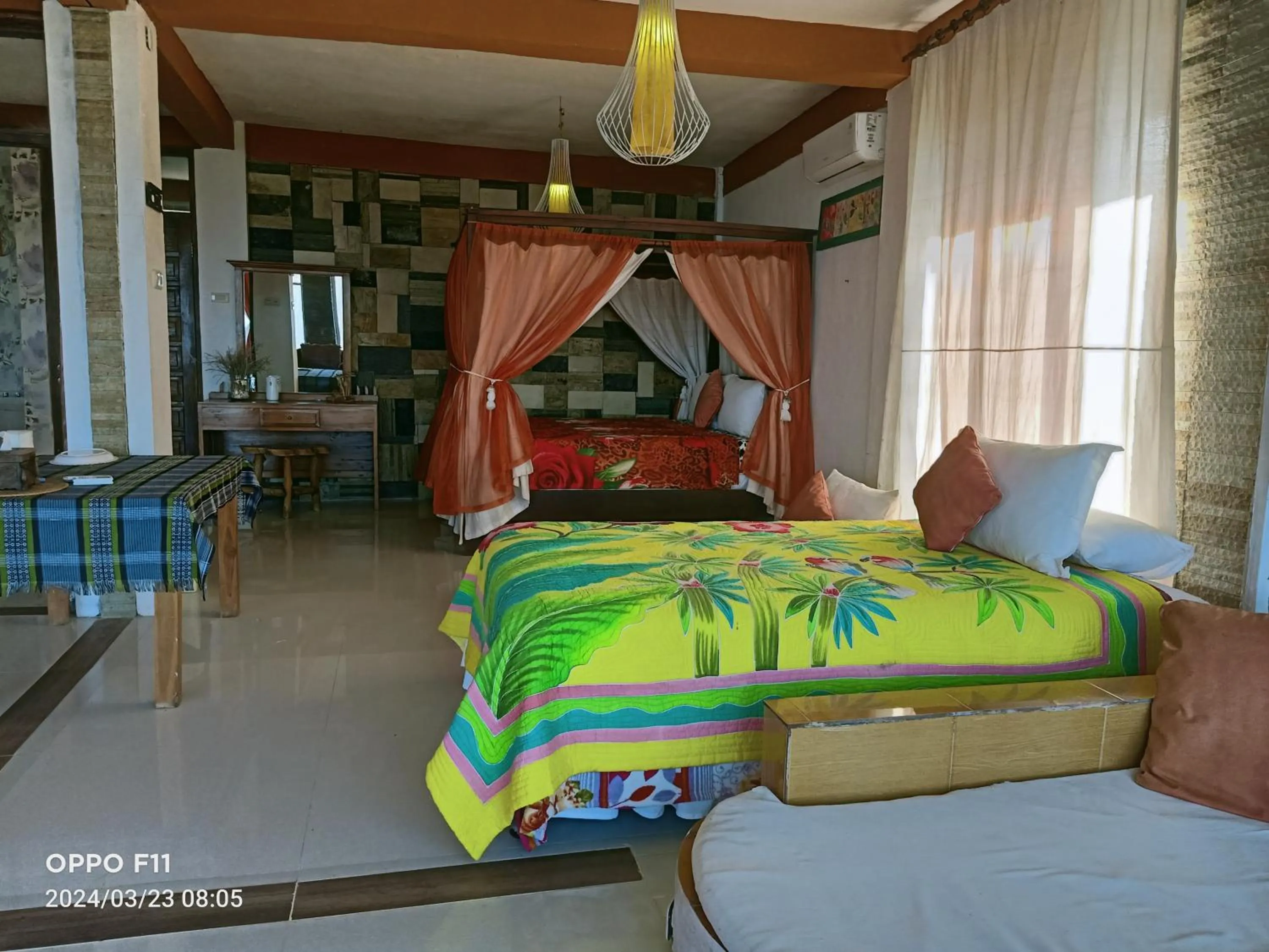 Bed in Rara Villas Lombok
